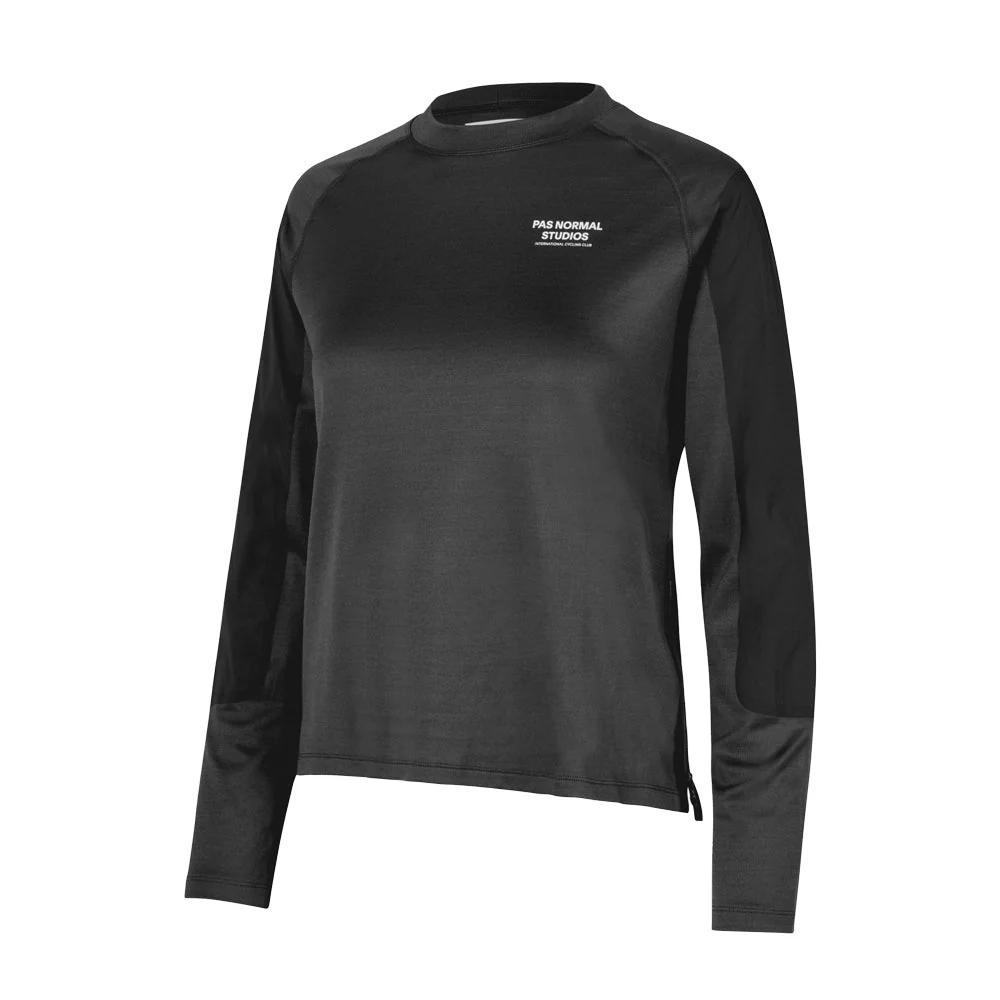 PAS NORMAL STUDIOS ESCAPISM Technical LS Women Tshirt - Black - Image 3