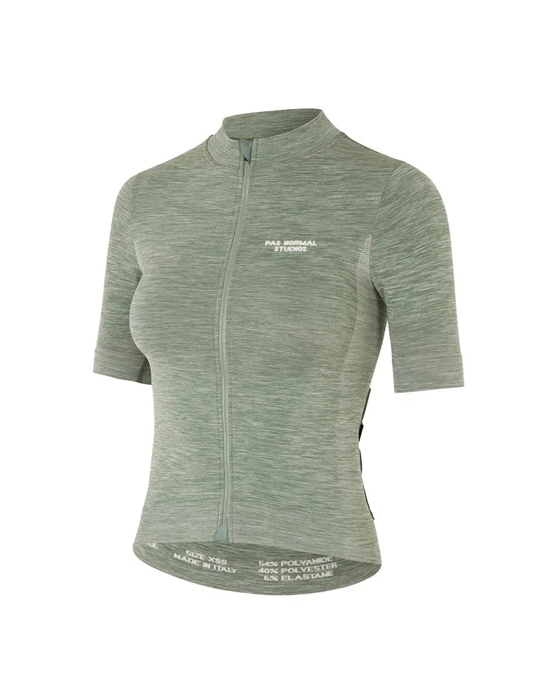 PAS NORMAL STUDIOS ESCAPISM Women Knit SS Jersey - Medium Grey - Image 3