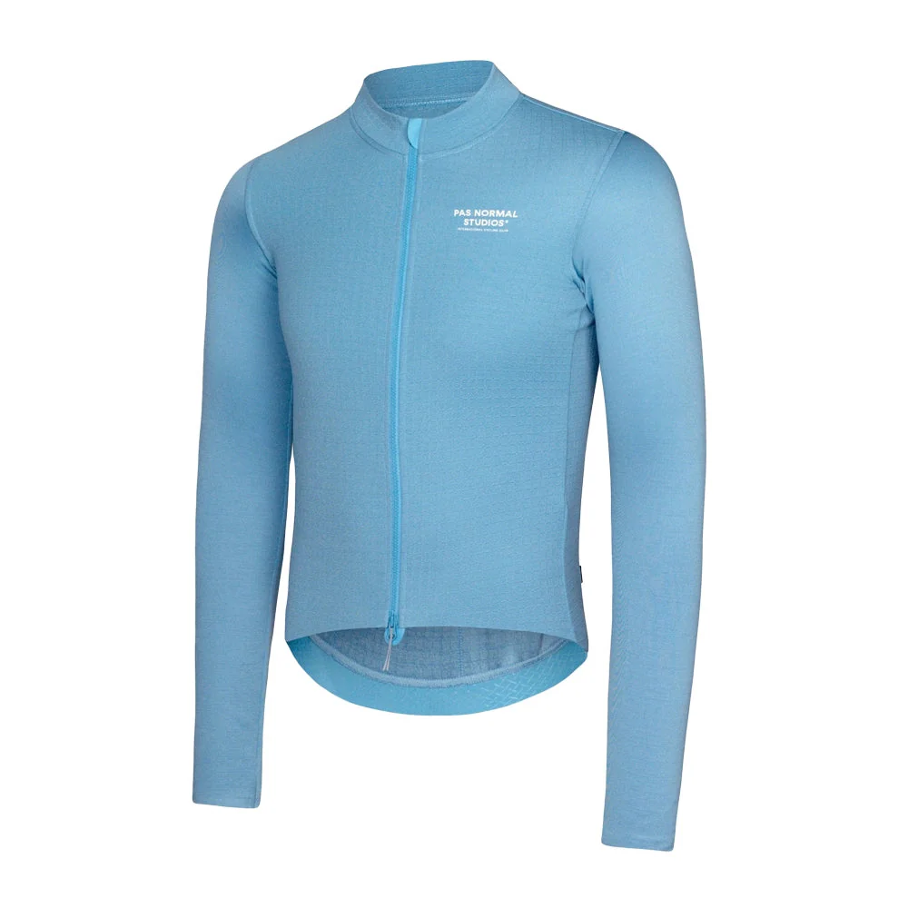 PAS NORMAL STUDIOS Escapism Wool Long Sleeve Jersey - Sky Blue - Image 3