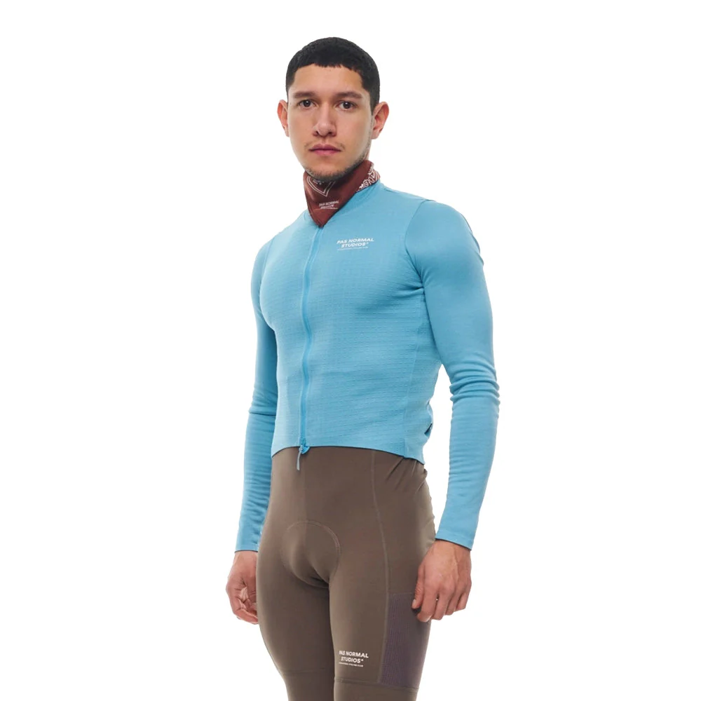 PAS NORMAL STUDIOS Escapism Wool Long Sleeve Jersey - Sky Blue - Image 4