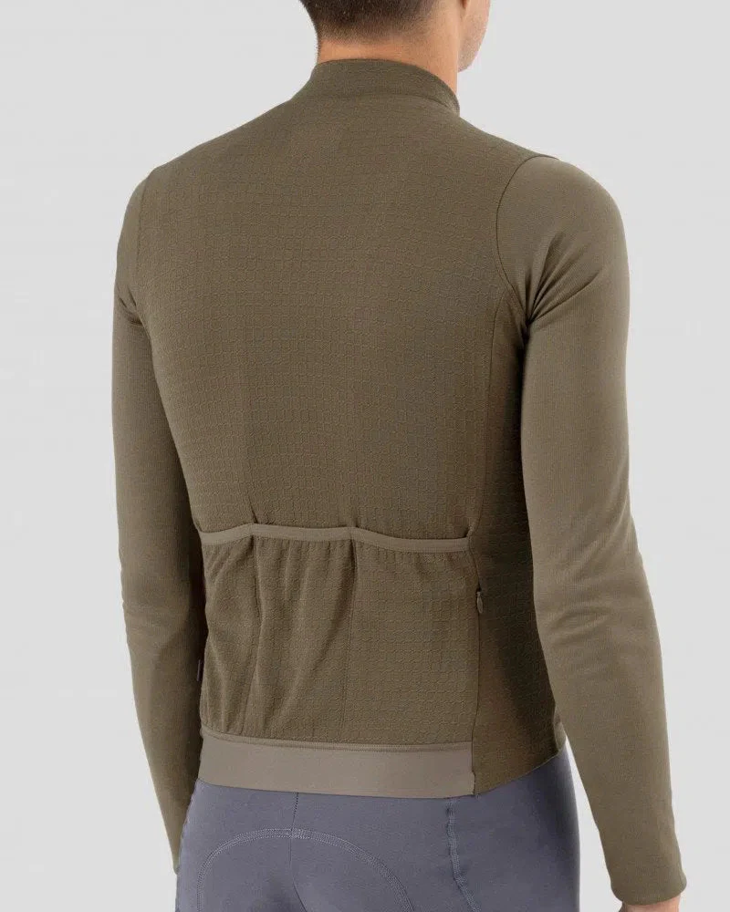 PAS NORMAL STUDIOS ESCAPISM Wool LS Jersey - Dark Stone - Image 3