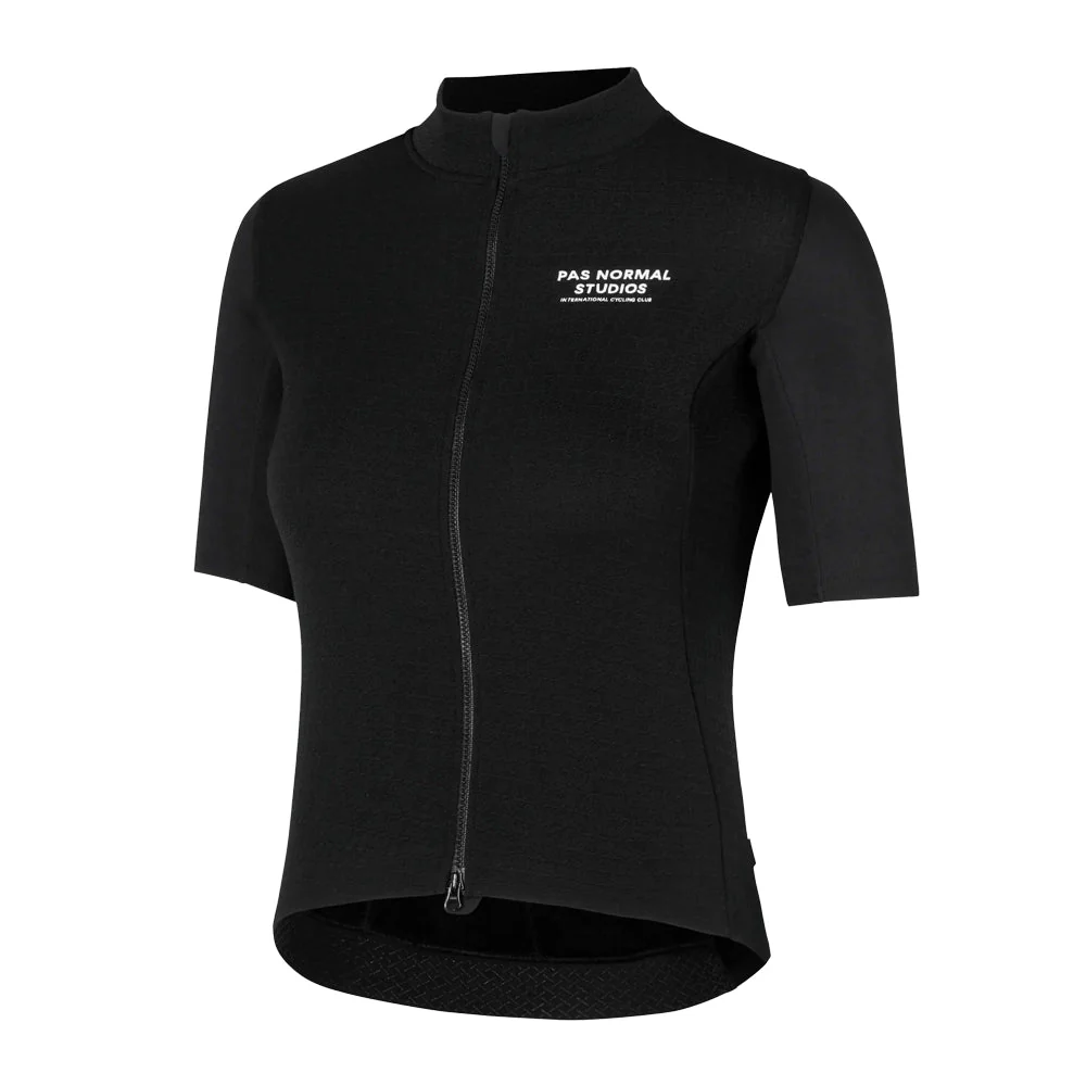 PAS NORMAL STUDIOS Escapism Wool Women  SS Jersey - Black - Image 3