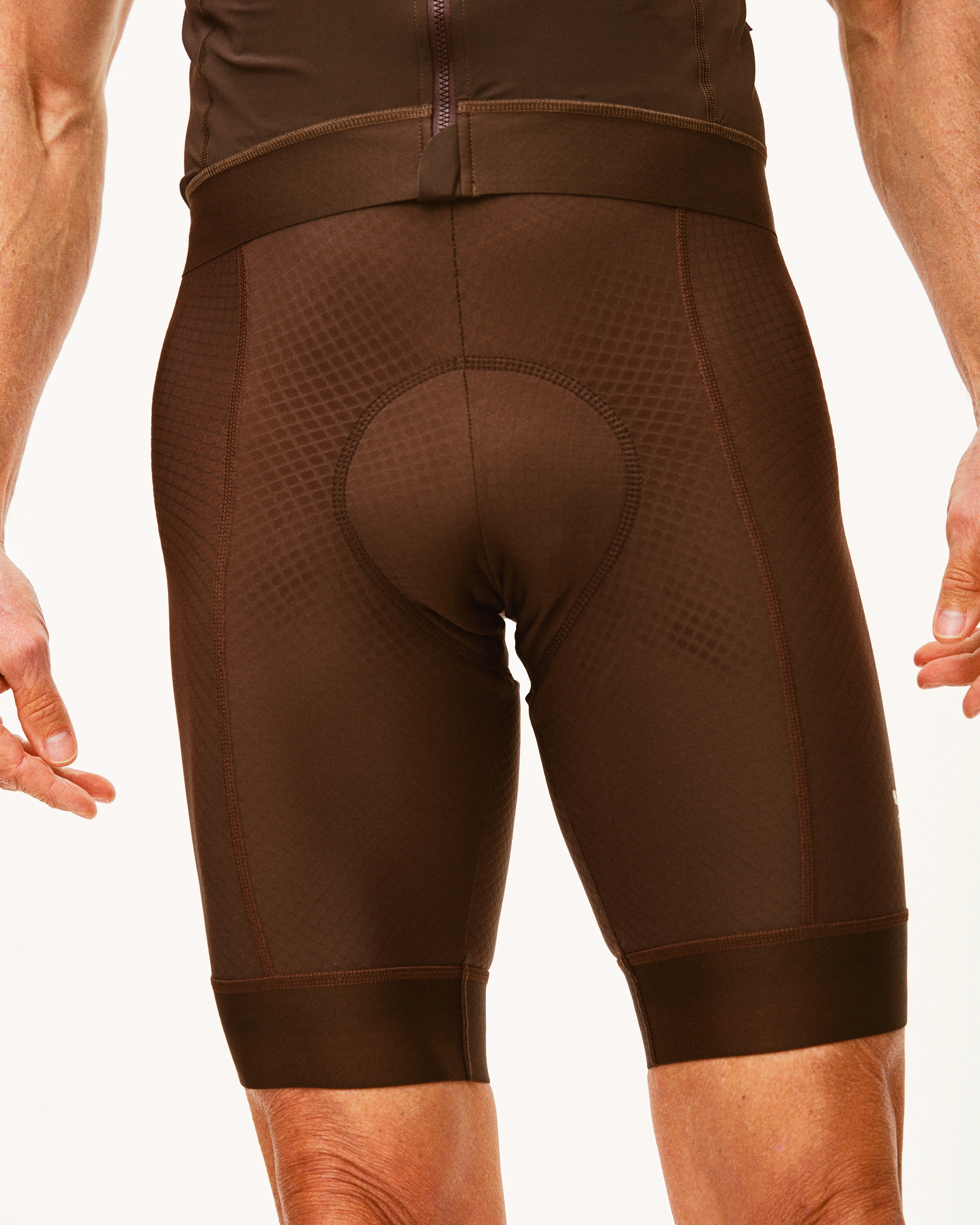 PAS NORMAL STUDIOS Essential Bib Shorts - Light Brown - Image 3
