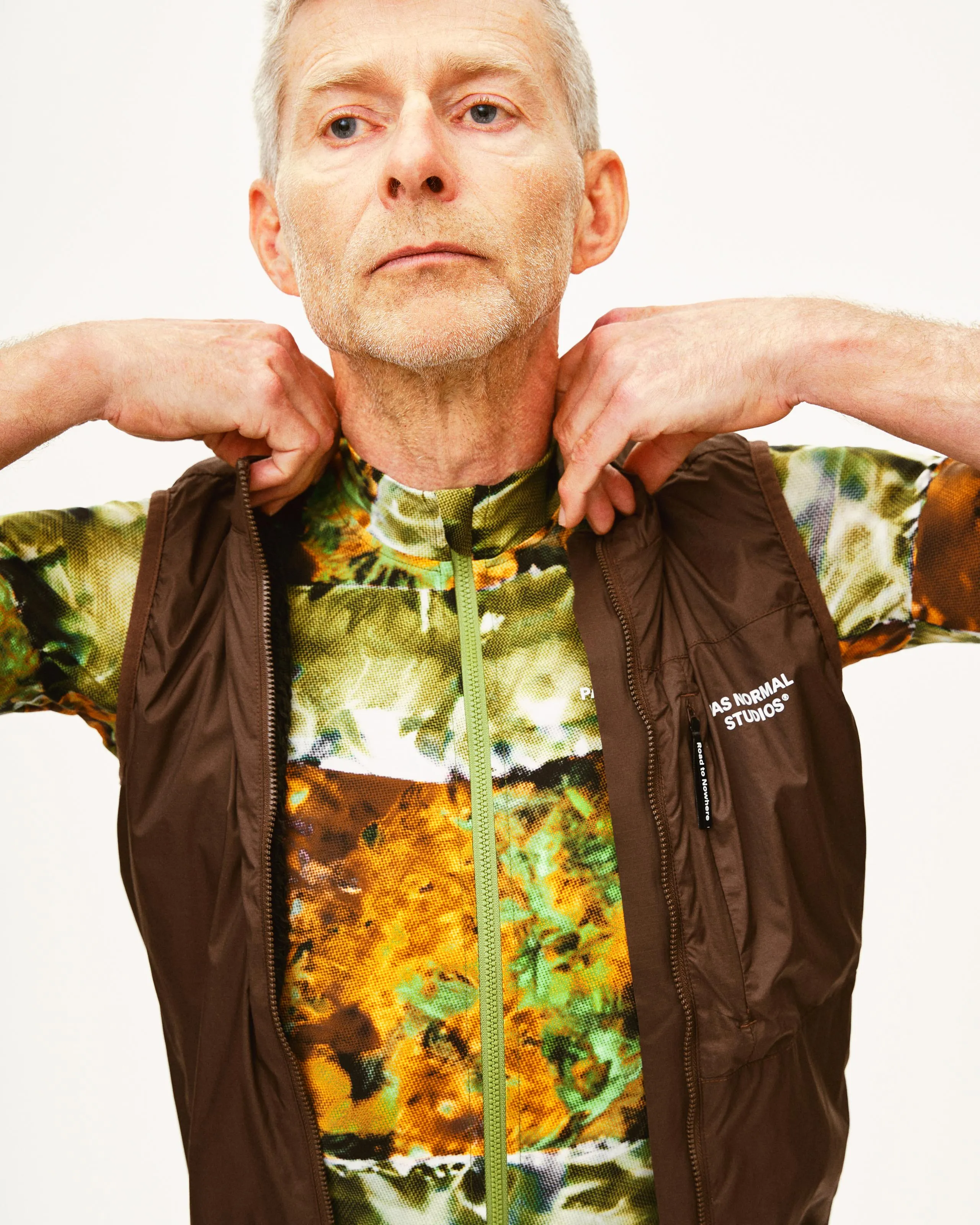 PAS NORMAL STUDIOS Essential Insulated Gilet - Light Brown - Image 4