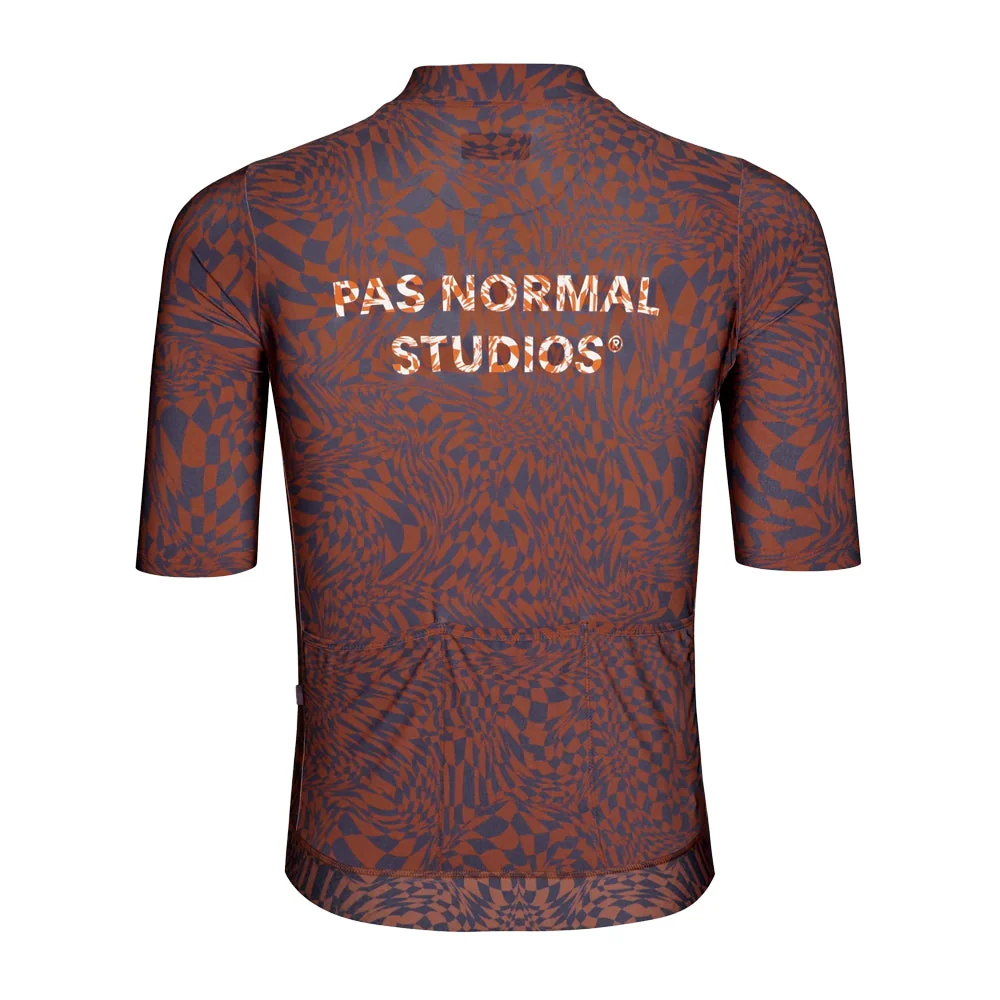 PAS NORMAL STUDIOS Essential Jersey - Check Dark Purple - Image 2