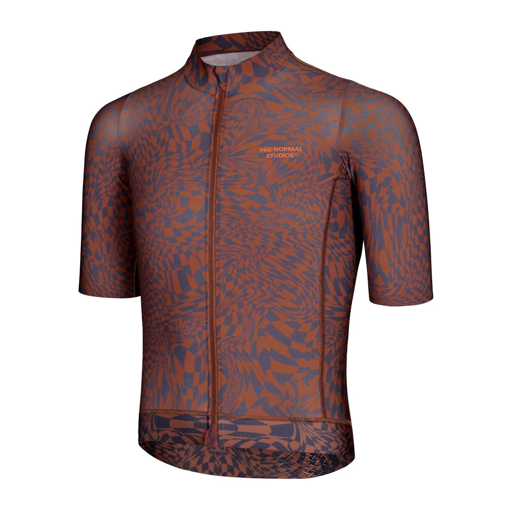 PAS NORMAL STUDIOS Essential Jersey - Check Dark Purple - Image 3