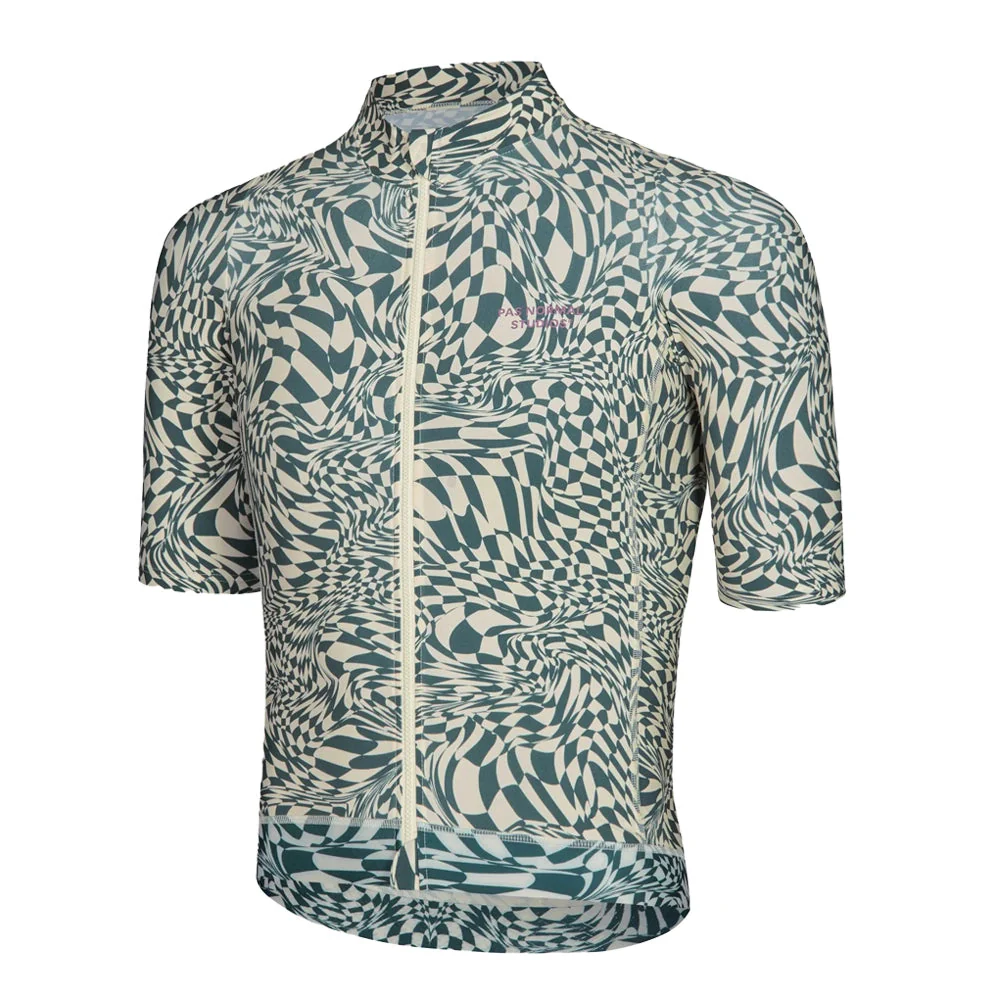 PAS NORMAL STUDIOS Essential Jersey - Check Petroleum - Image 3