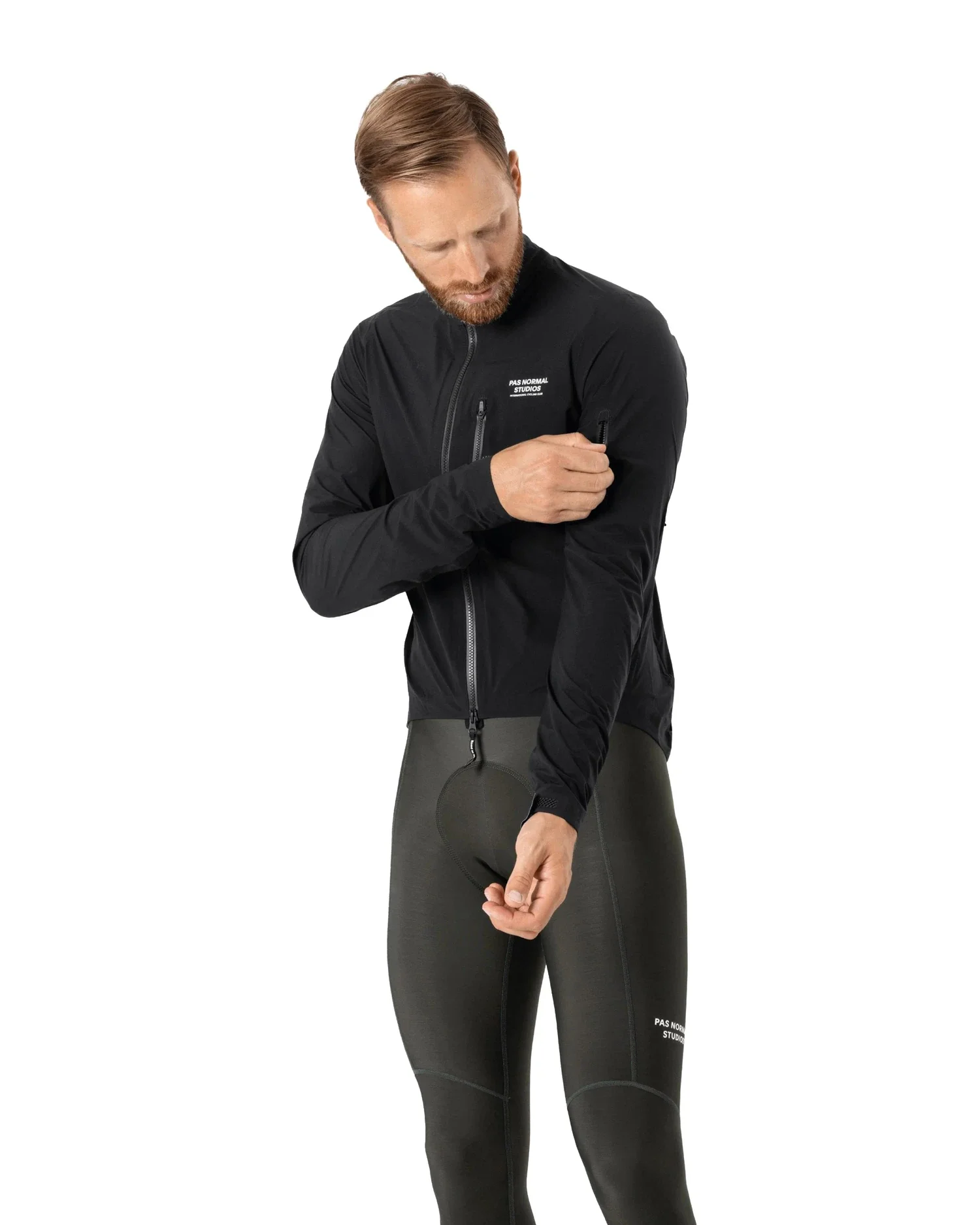 PAS NORMAL STUDIOS Essential Shield Jacket AW22 - Black - Image 4