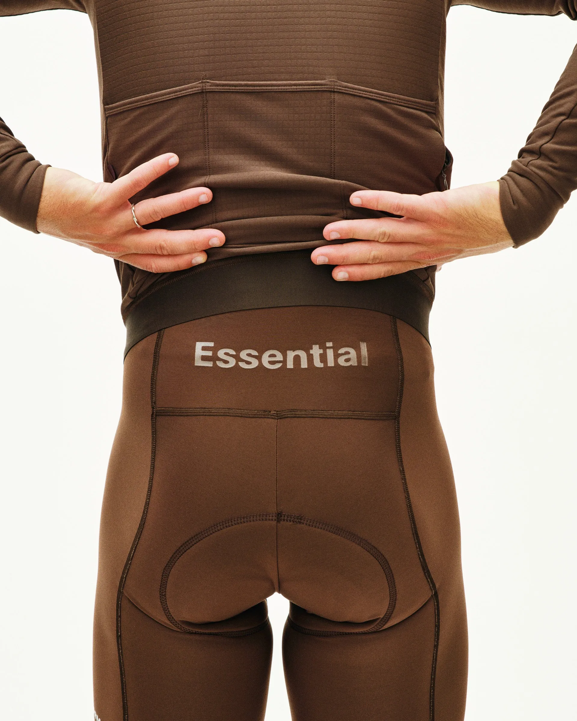 PAS NORMAL STUDIOS Essential Thermal Long Bibs - Light Brown - Image 3