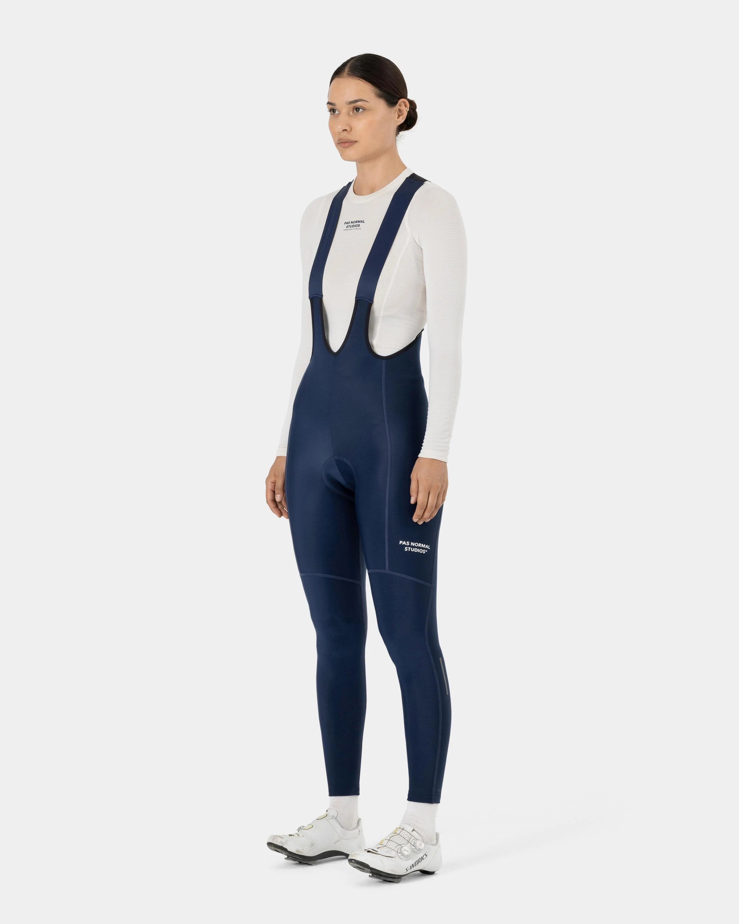 PAS NORMAL STUDIOS Essential Thermal Women Long Bibs - Navy - Image 5