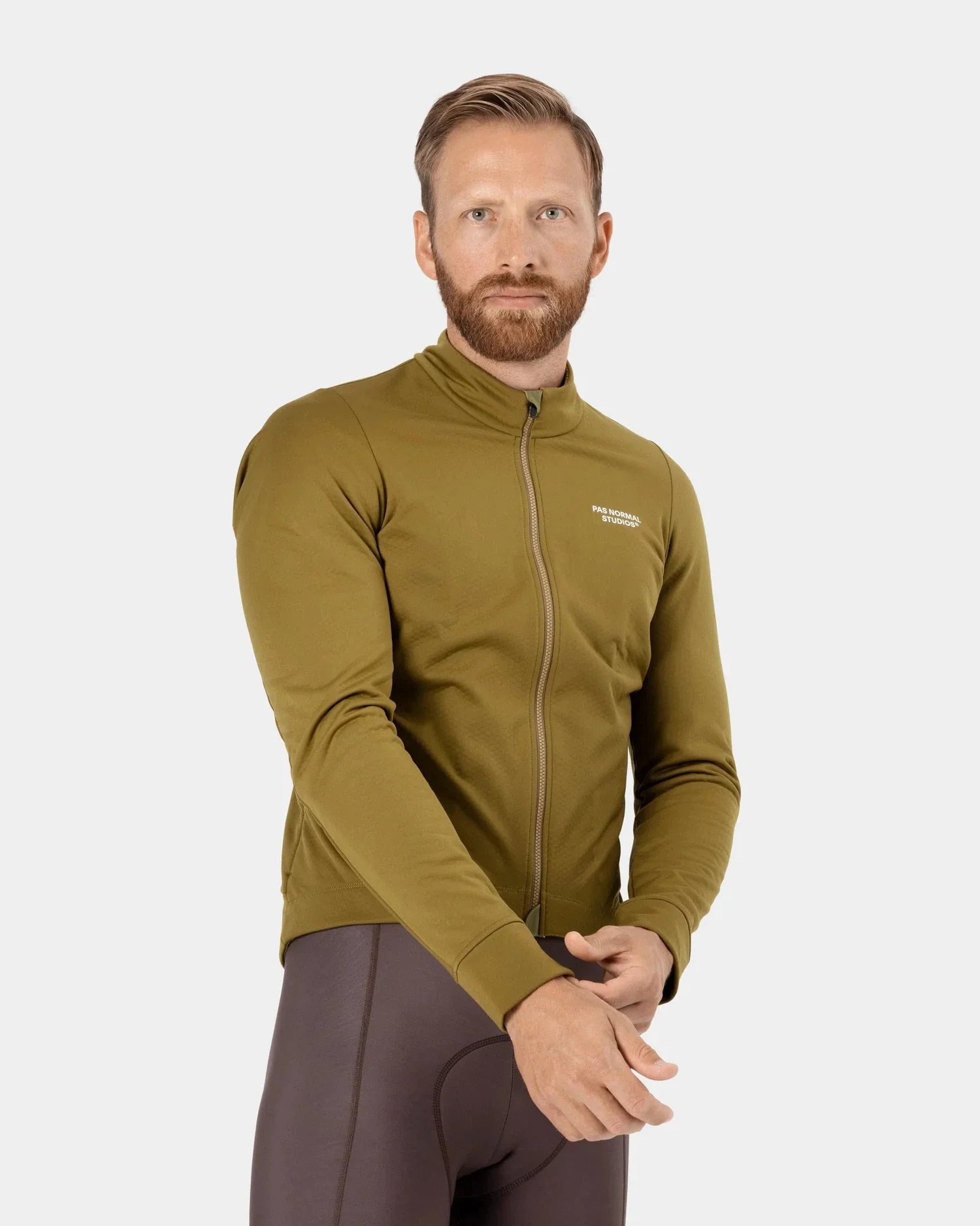 PAS NORMAL STUDIOS Essential Thermal LS Jersey - Green Terrain - Image 4