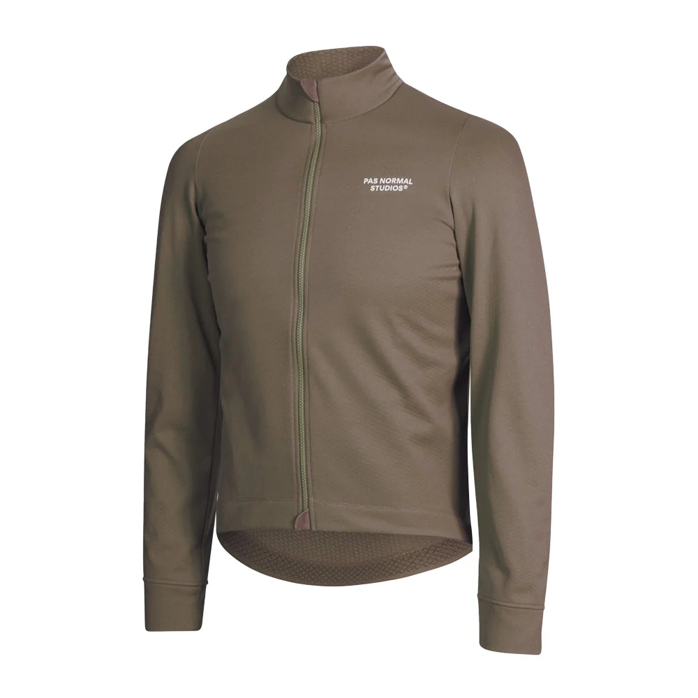 PAS NORMAL STUDIOS Essential Thermal LS Jersey - Ash Brown - Image 2