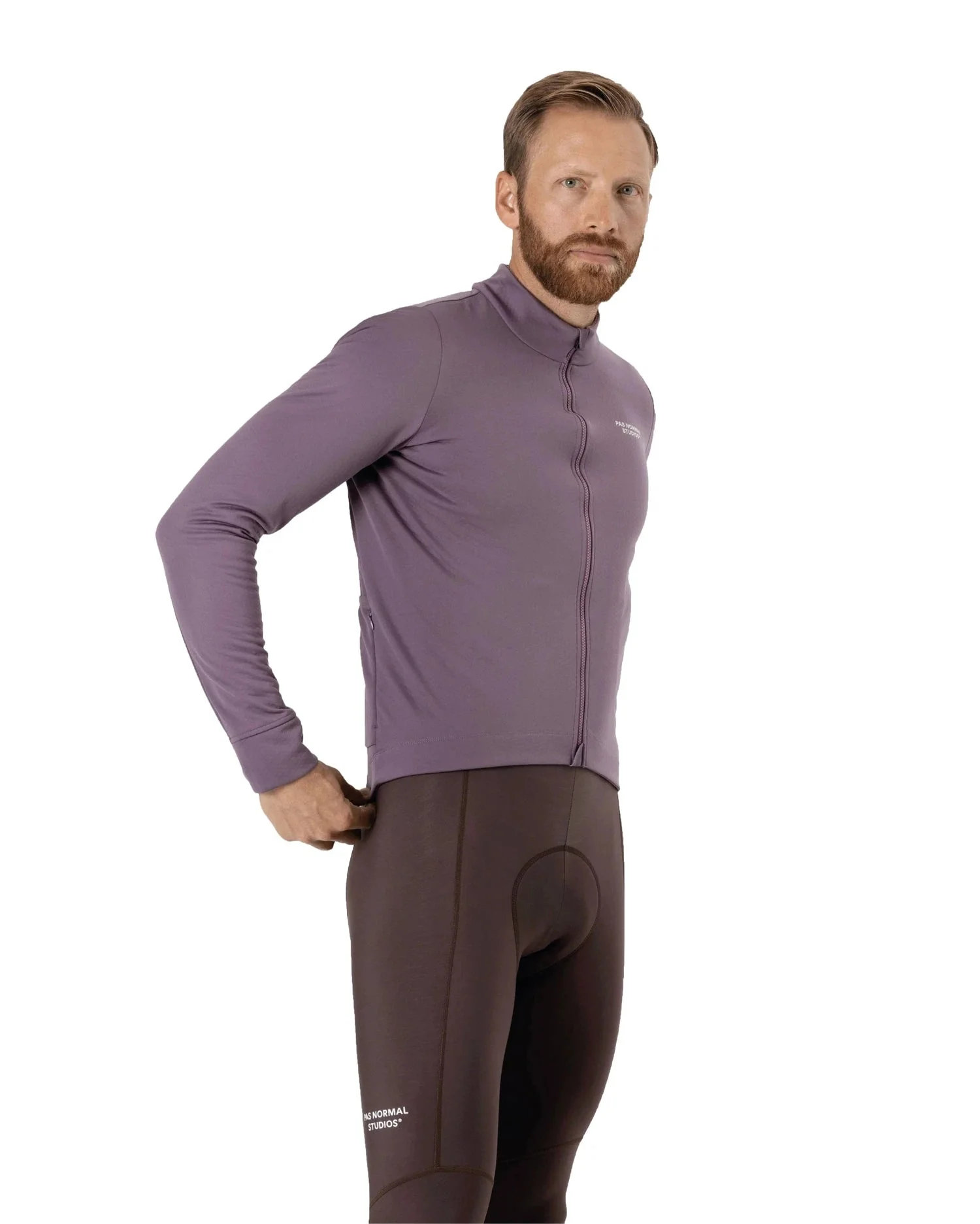 PAS NORMAL STUDIOS Essential Thermal LS Jersey - Dusty Purple - Image 4