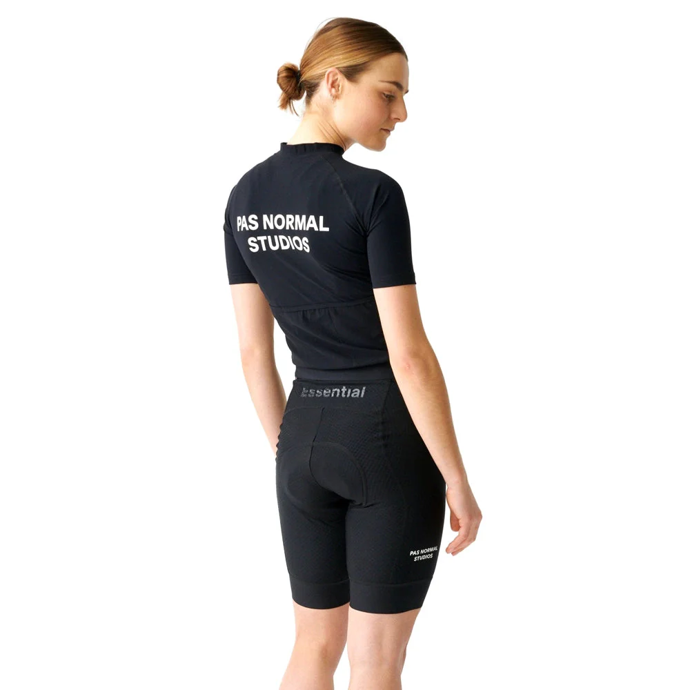 PAS NORMAL STUDIOS Essential Women Bib Shorts - Black - Image 4