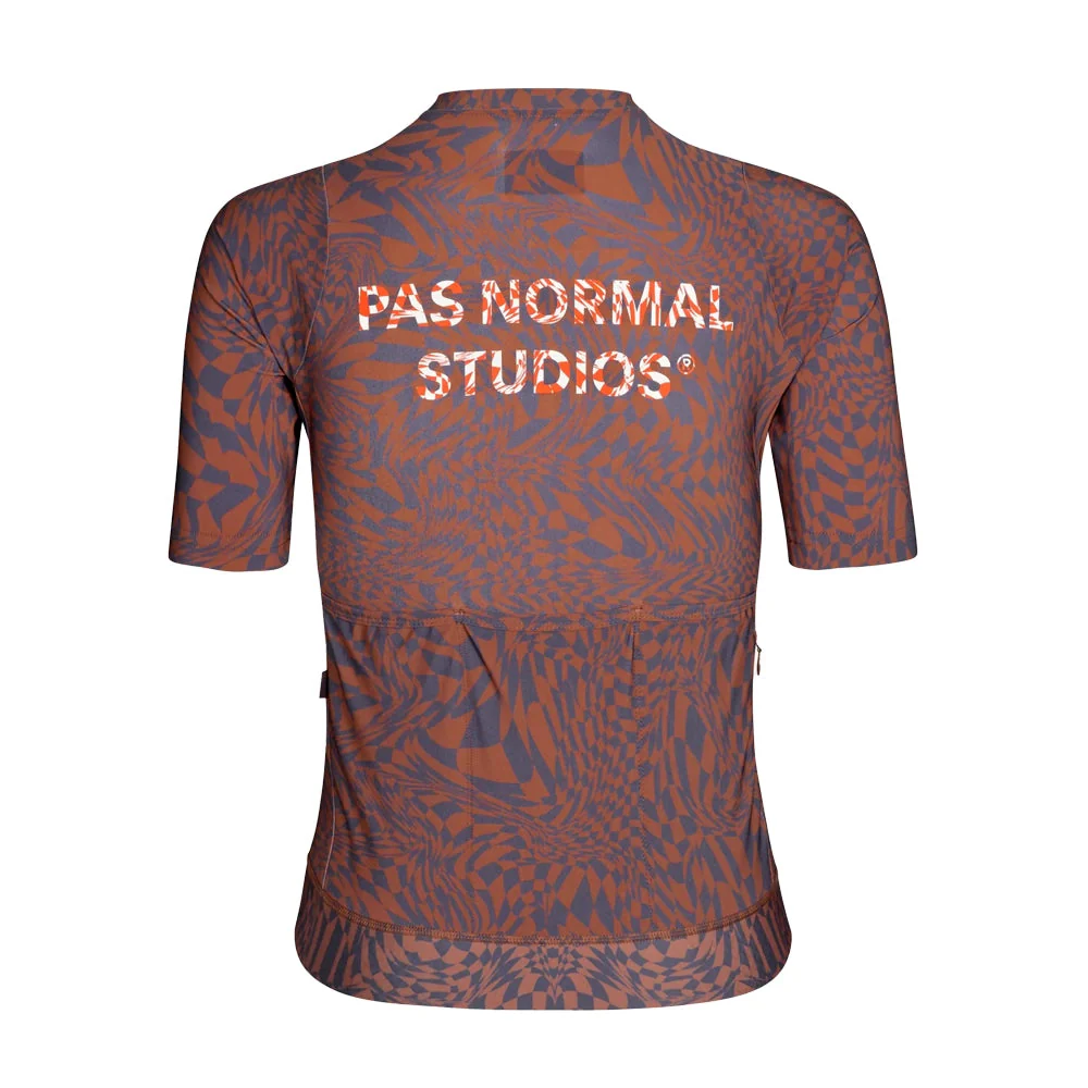 PAS NORMAL STUDIOS Essential Women Jersey - Check Dark Purple - Image 2
