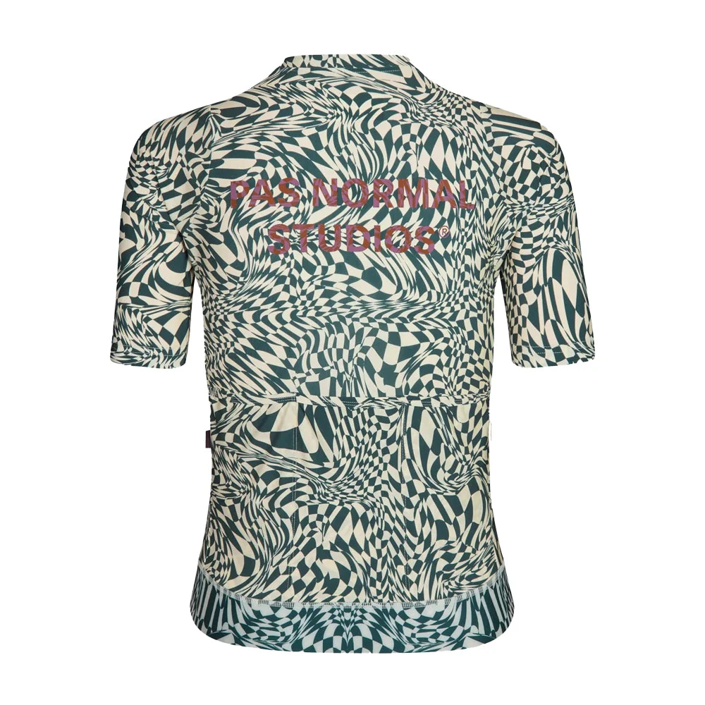 PAS NORMAL STUDIOS Essential Women Jersey - Check Petroleum - Image 2