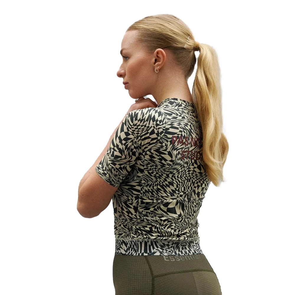 PAS NORMAL STUDIOS Essential Women Jersey - Check Petroleum - Image 4