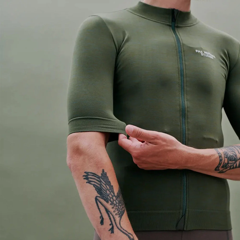 PAS NORMAL STUDIOS Knit Jersey - Dark Moss - Image 4