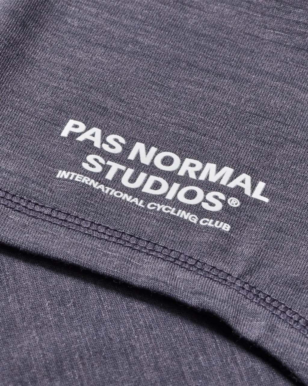 PAS NORMAL STUDIOS Logo Merino Necktube - Steel - Image 2