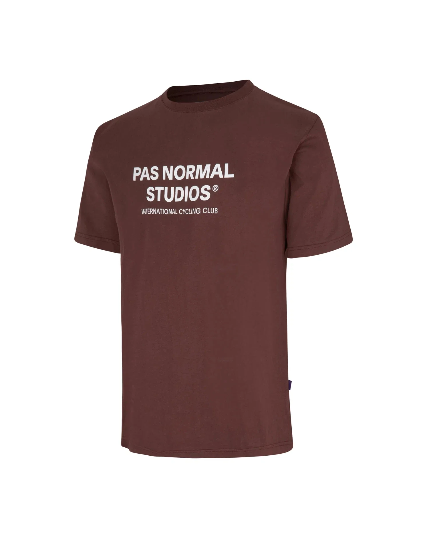 PAS NORMAL STUDIOS Off Race Logo Tshirt Short Sleeve - Deep Brown - Image 3