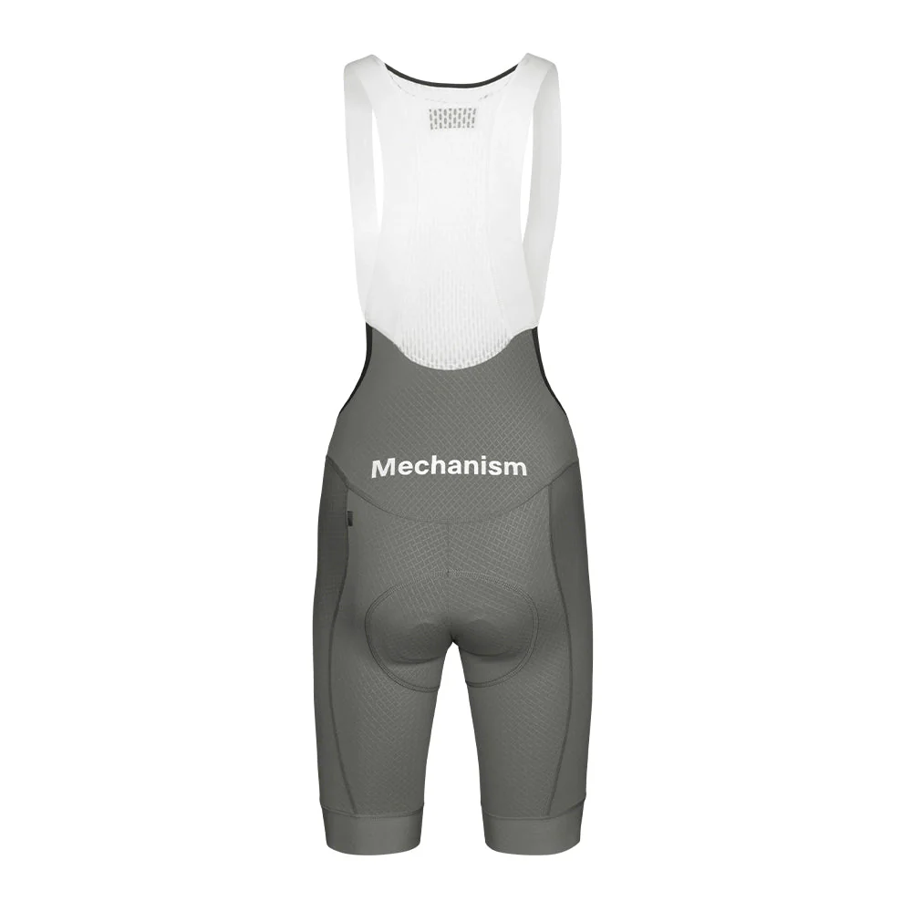 PAS NORMAL STUDIOS Mechanism Bib Shorts SS24 - Medium Grey - Image 2