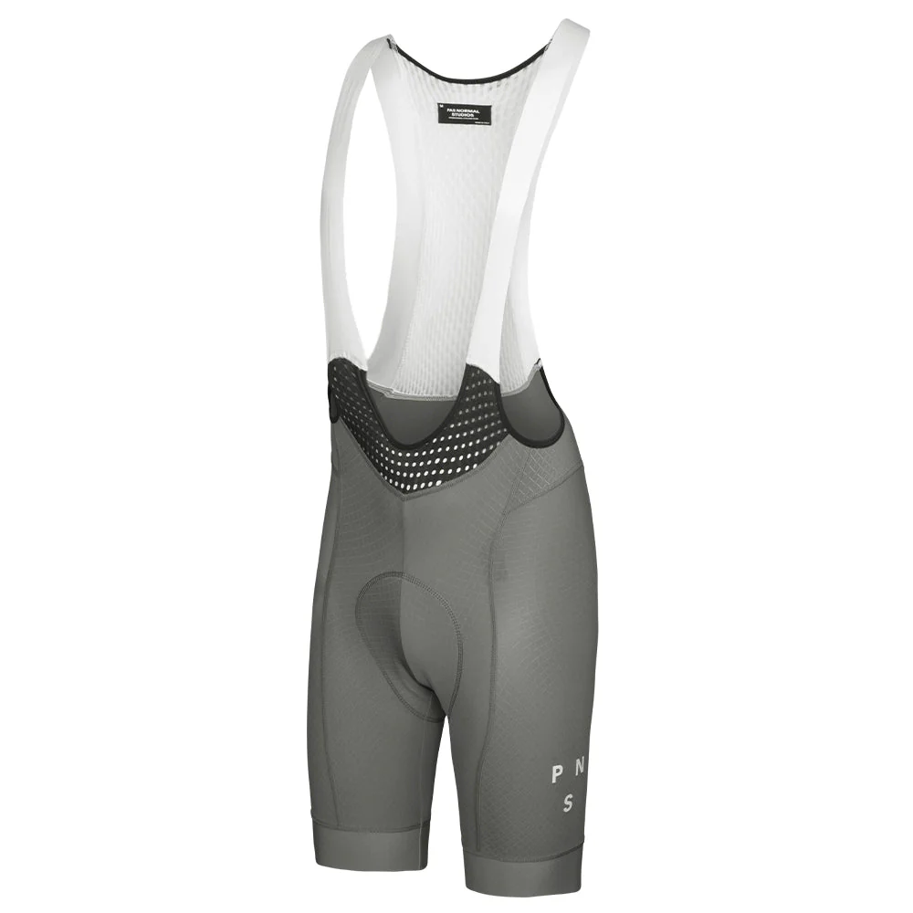 PAS NORMAL STUDIOS Mechanism Bib Shorts SS24 - Medium Grey - Image 3
