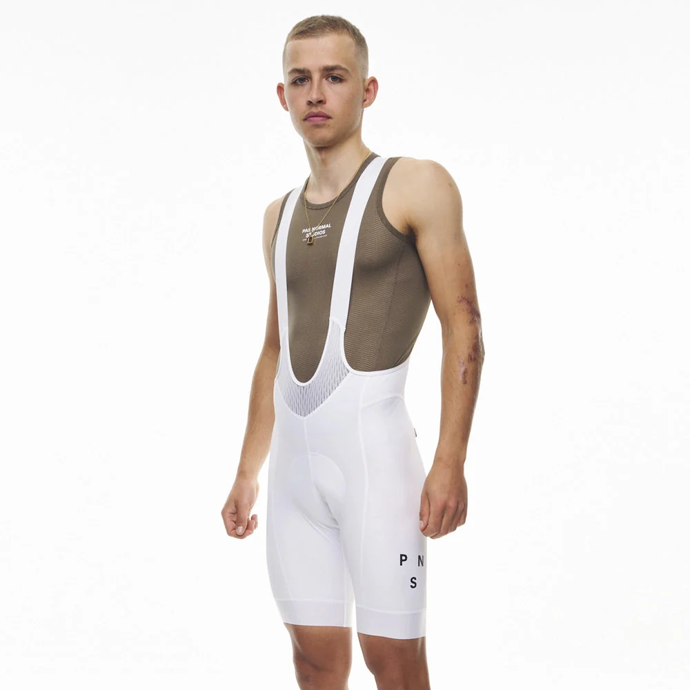 PAS NORMAL STUDIOS Mechanism Bib Shorts - White - Image 4