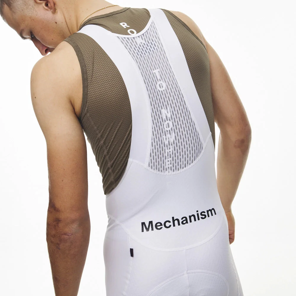 PAS NORMAL STUDIOS Mechanism Bib Shorts - White - Image 5