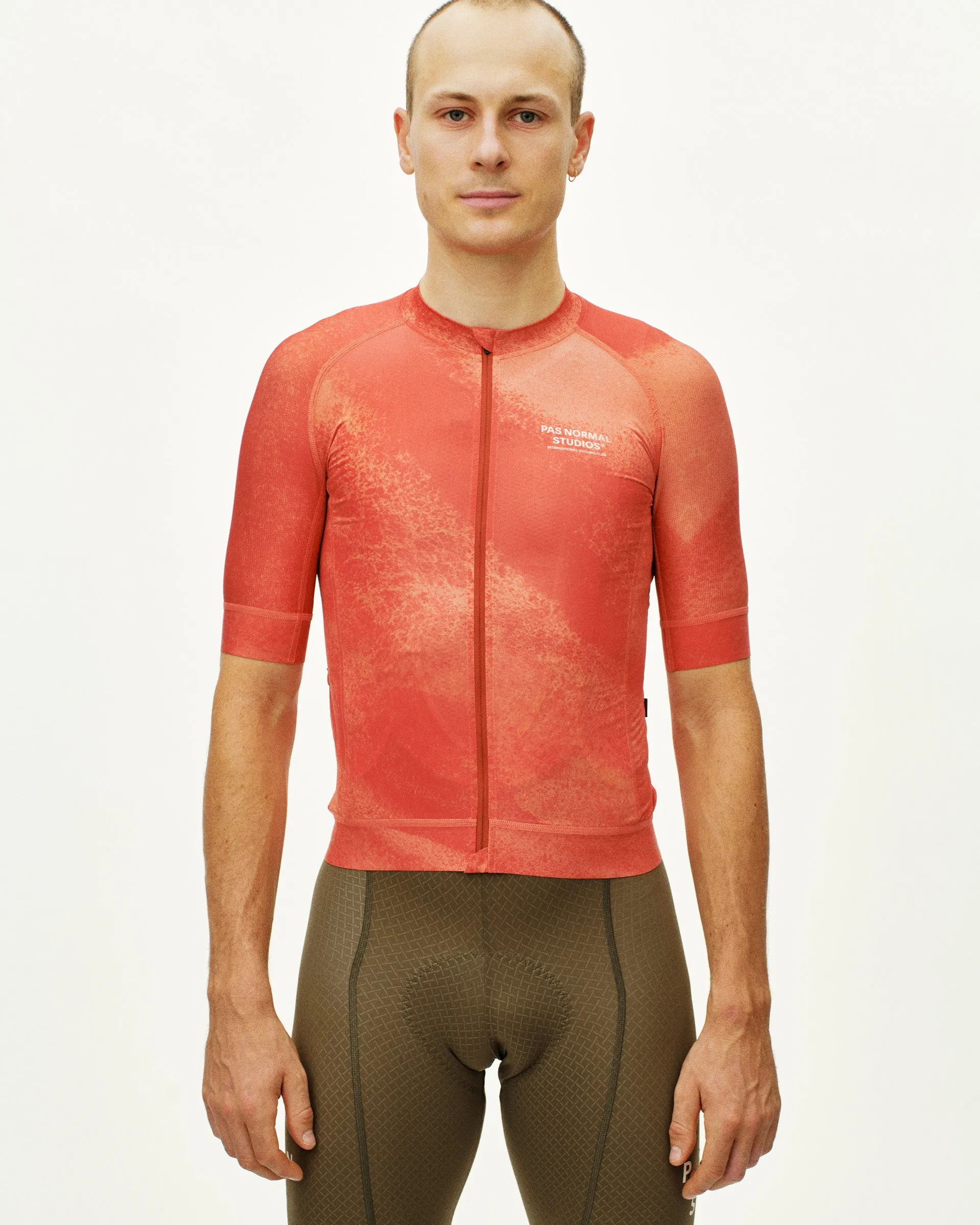 PAS NORMAL STUDIOS Mechanism Jersey - AOP Hibiscus Orange - Image 3