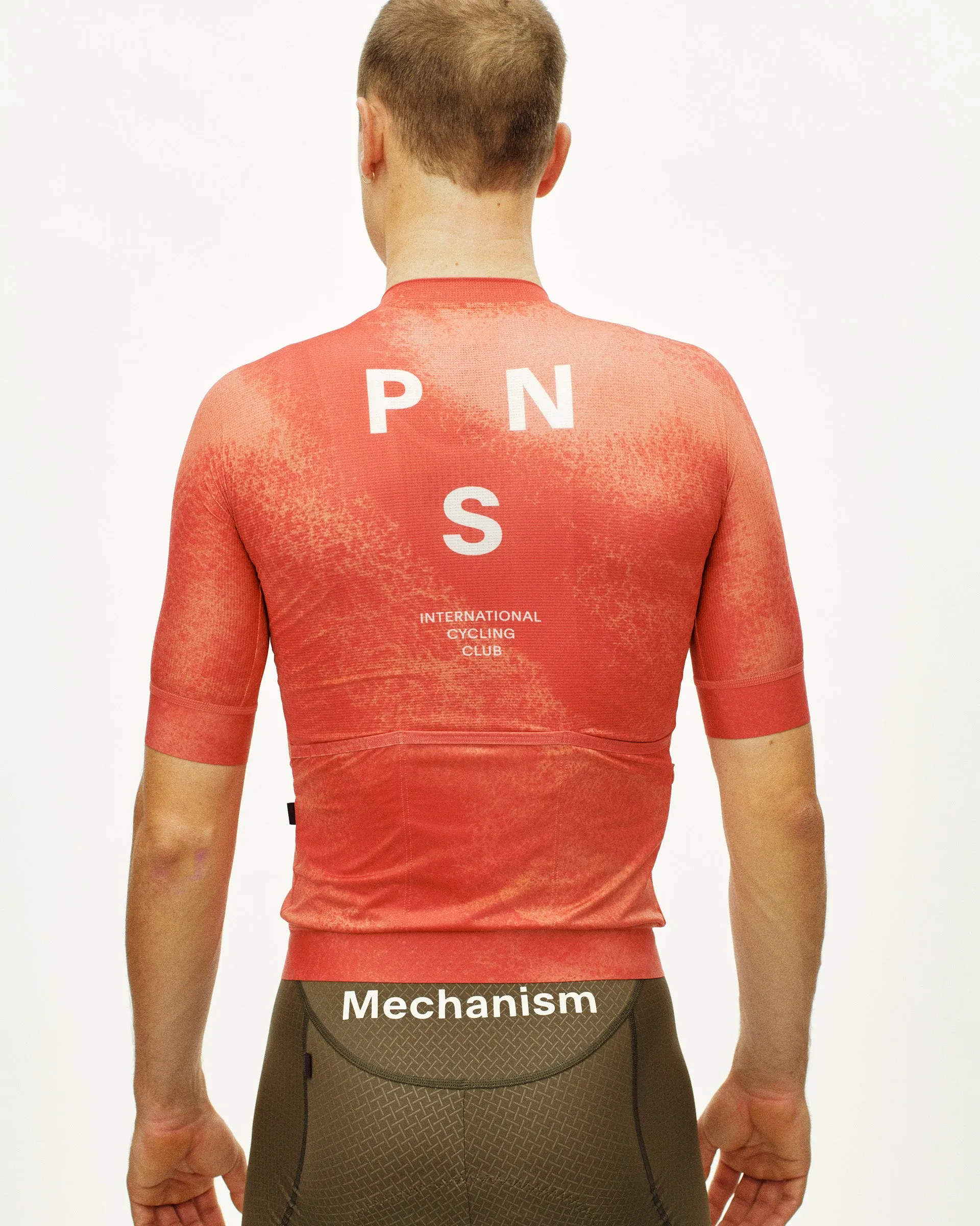 PAS NORMAL STUDIOS Mechanism Jersey - AOP Hibiscus Orange - Image 4