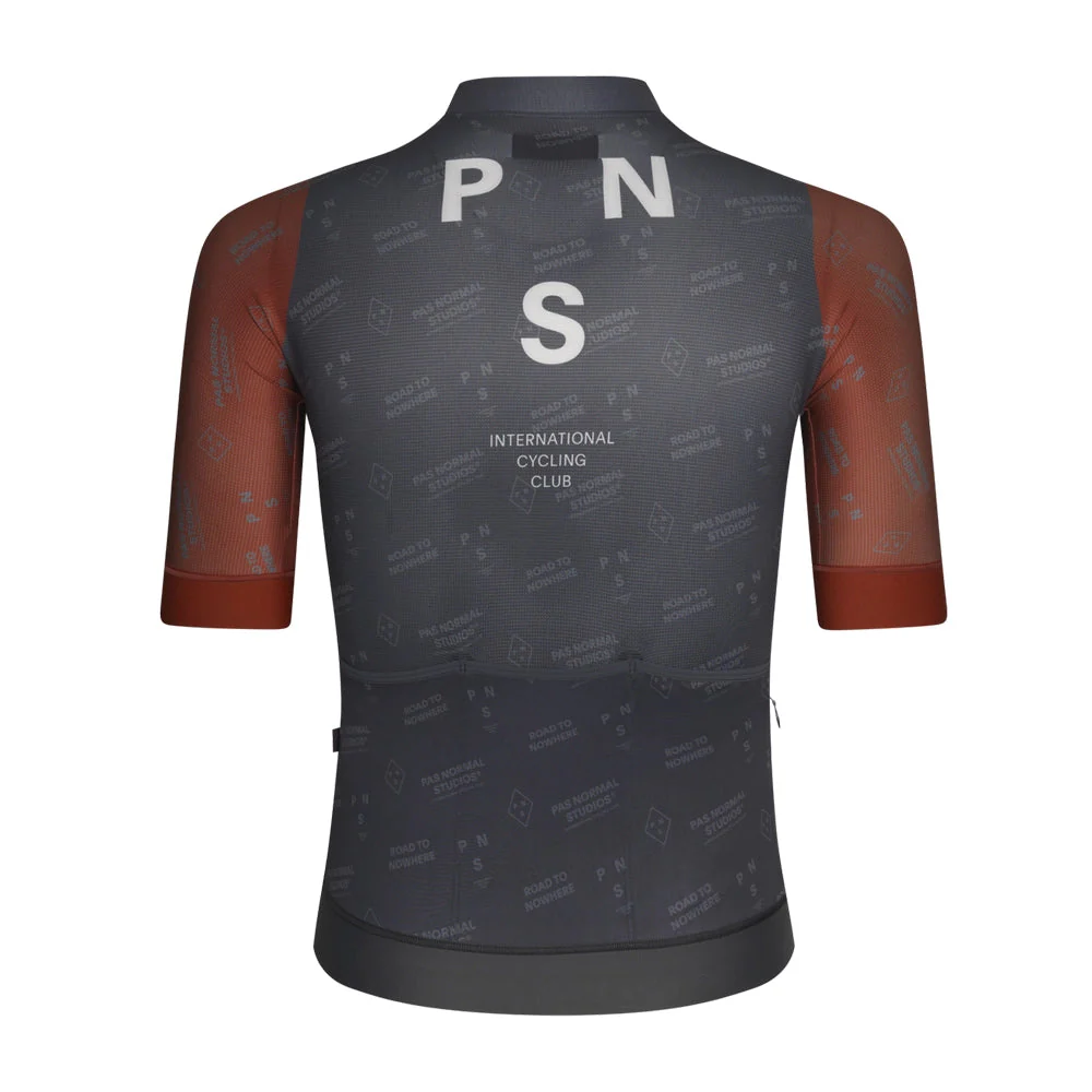 PAS NORMAL STUDIOS Mechanism Late Drop Jersey SS23 - Black Contrast - Image 2