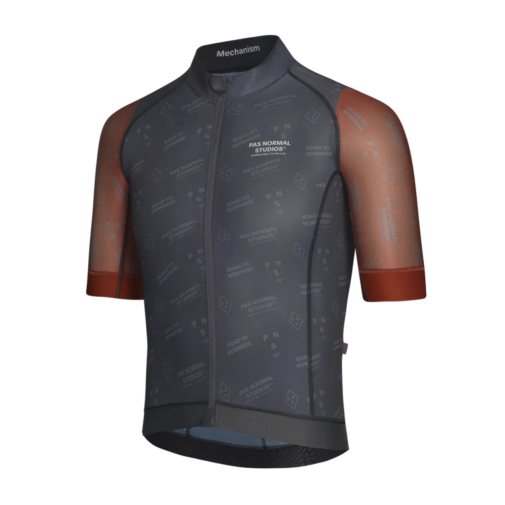 PAS NORMAL STUDIOS Mechanism Late Drop Jersey SS23 - Black Contrast - Image 3