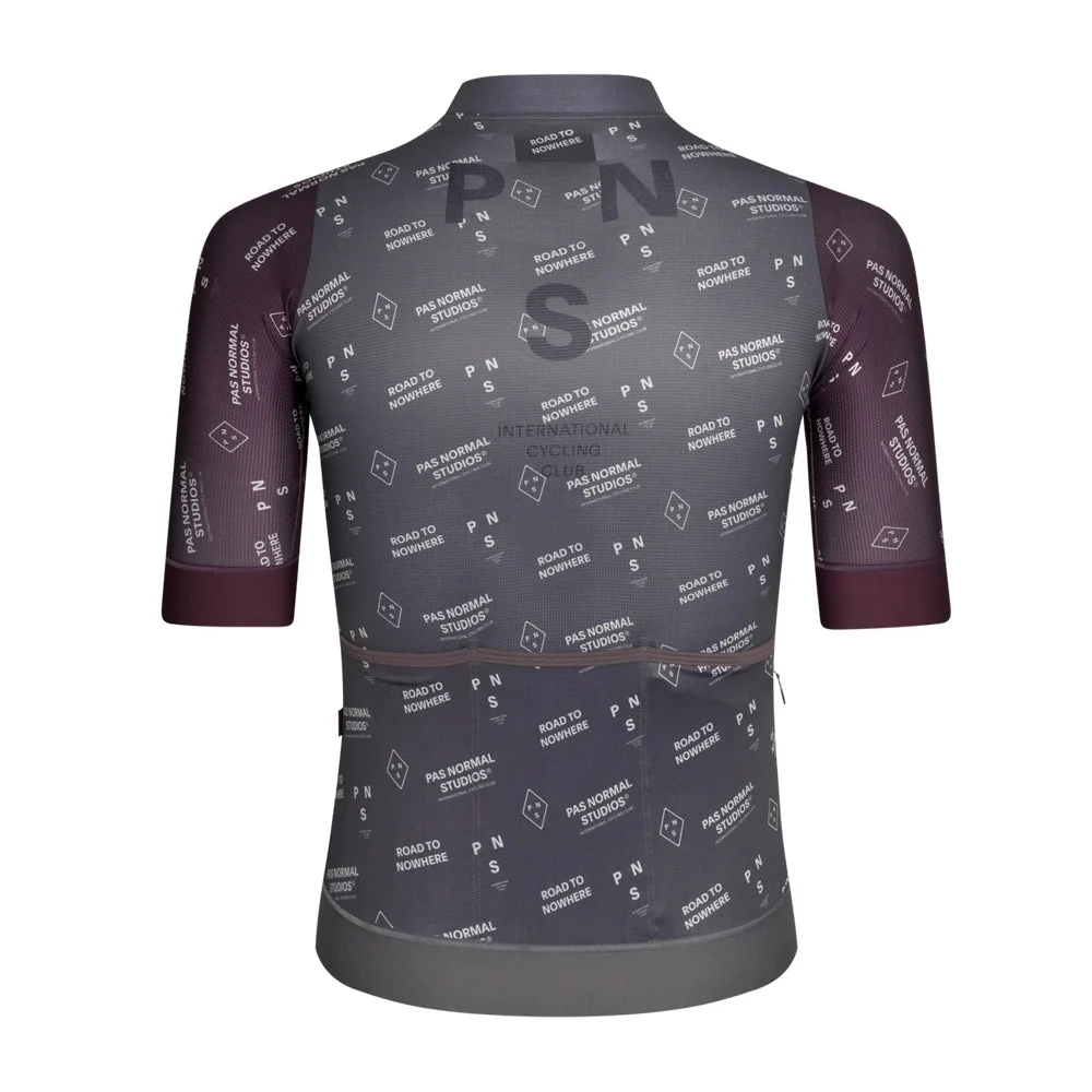 PAS NORMAL STUDIOS Mechanism Late Drop Jersey SS23 - Grey Contrast - Image 2
