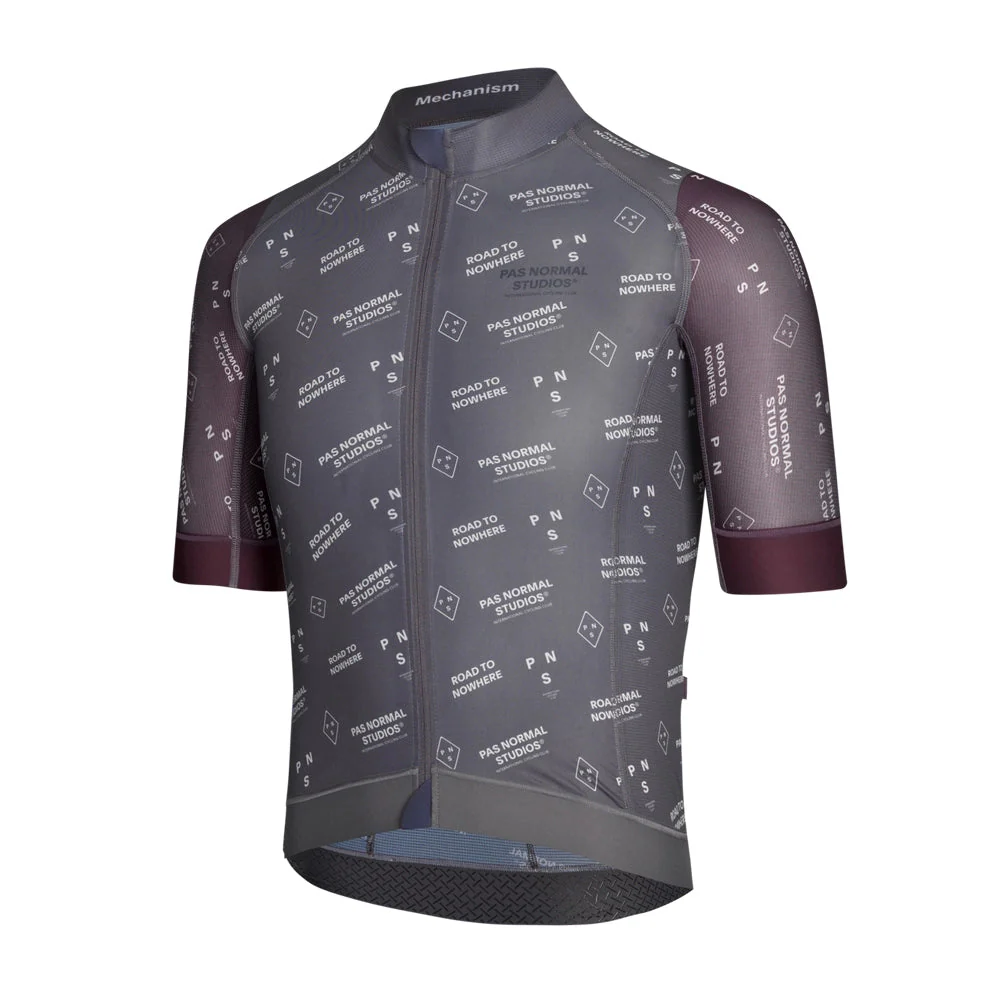 PAS NORMAL STUDIOS Mechanism Late Drop Jersey SS23 - Grey Contrast - Image 3