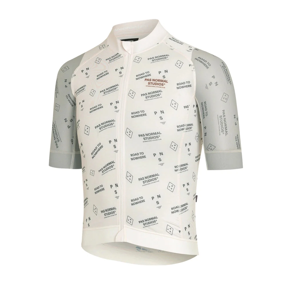 PAS NORMAL STUDIOS Mechanism Late Drop Jersey SS23 - Off White Contrast - Image 3