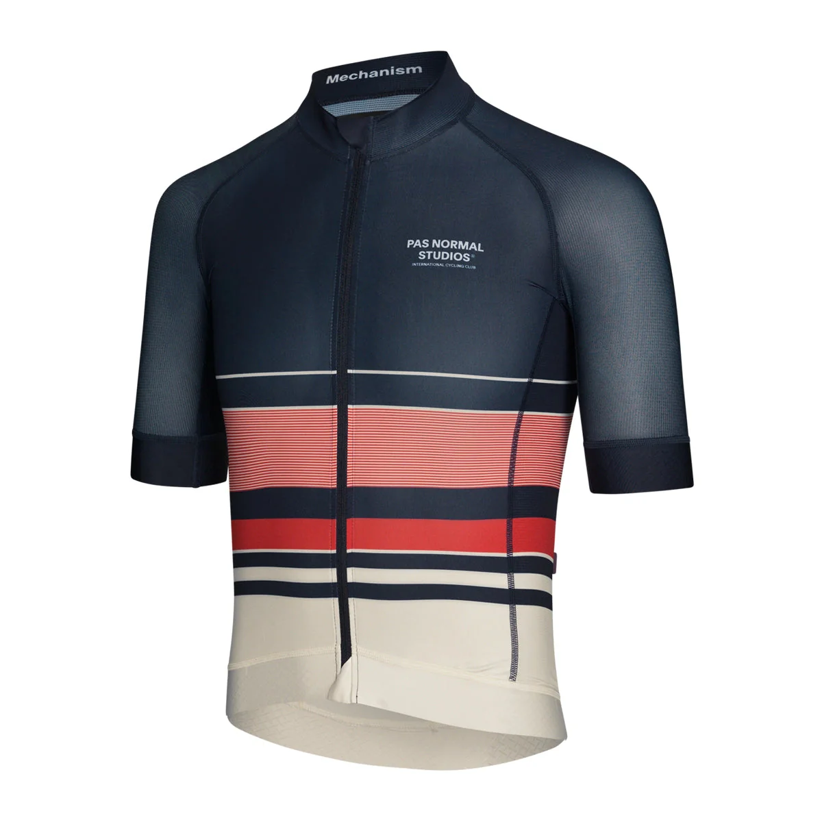 PAS NORMAL STUDIOS Mechanism Late Drop Jersey SS24 - Navy - Image 3