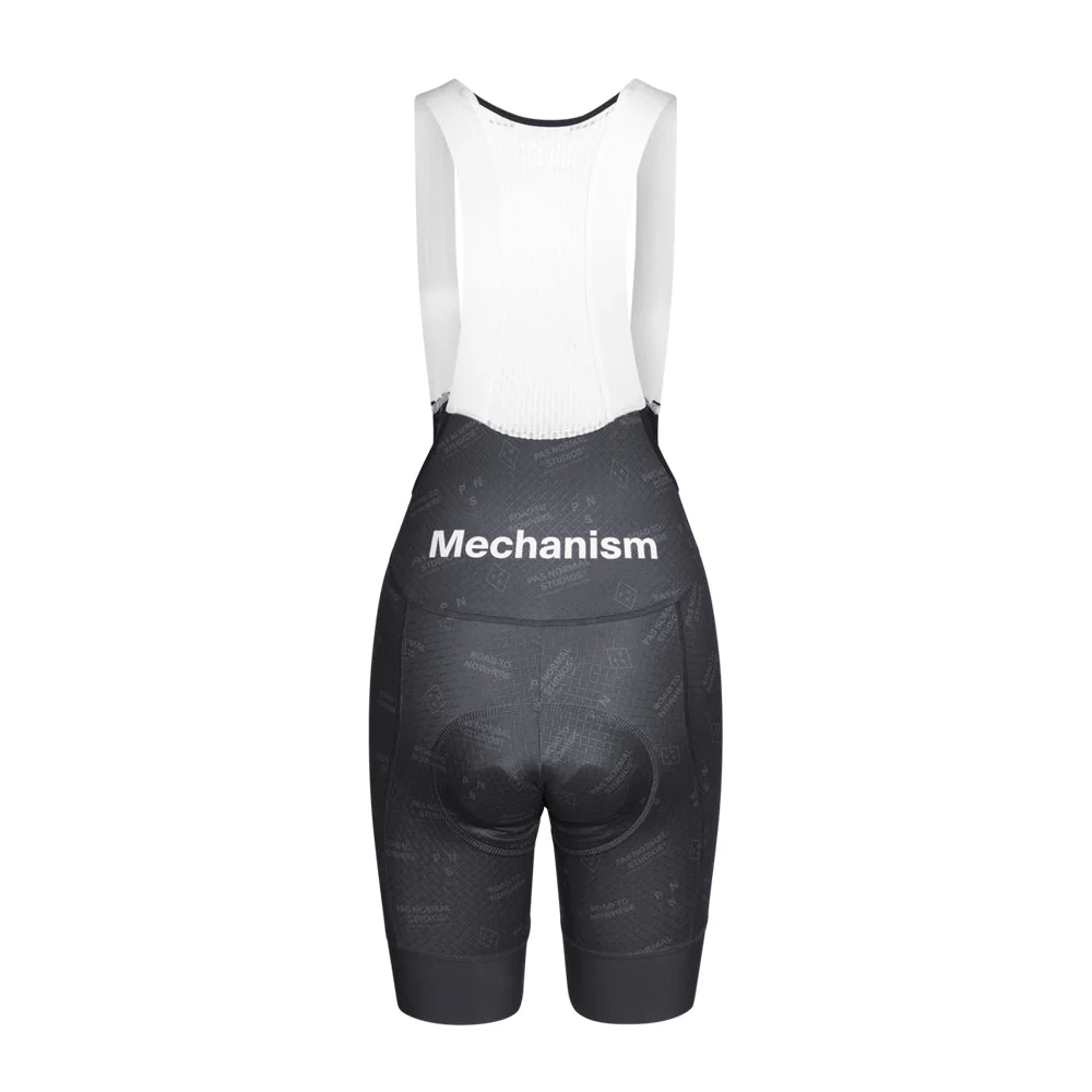 PAS NORMAL STUDIOS Mechanism Late Drop Women Bib Shorts SS23 - Black Contrast - Image 2