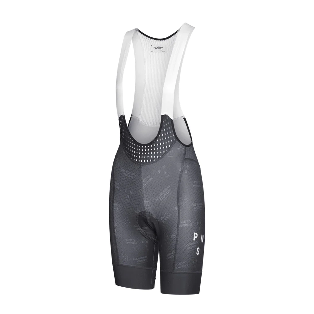 PAS NORMAL STUDIOS Mechanism Late Drop Women Bib Shorts SS23 - Black Contrast - Image 3