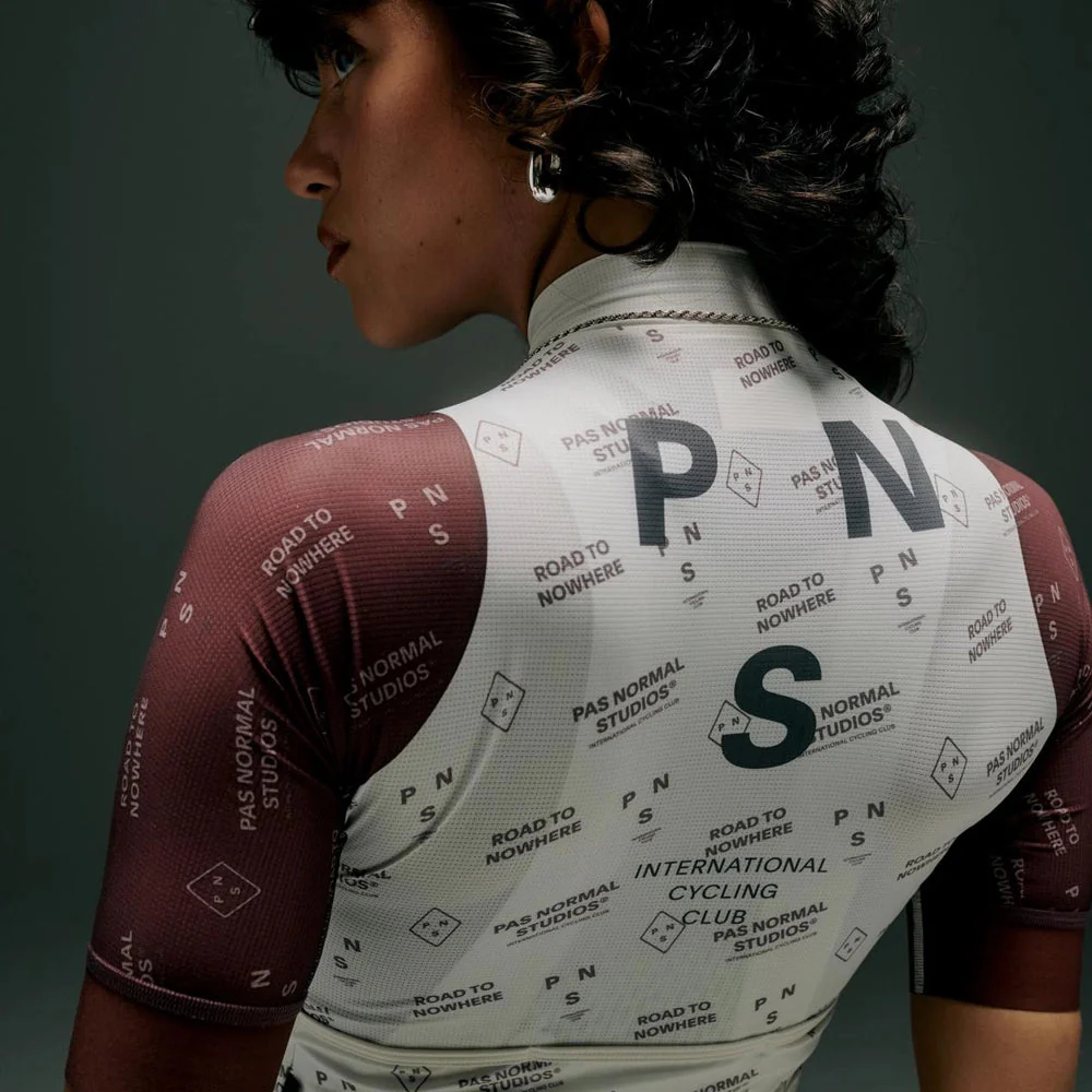PAS NORMAL STUDIOS Mechanism Late Drop Women Jersey SS23 - Off White Contrast - Image 4