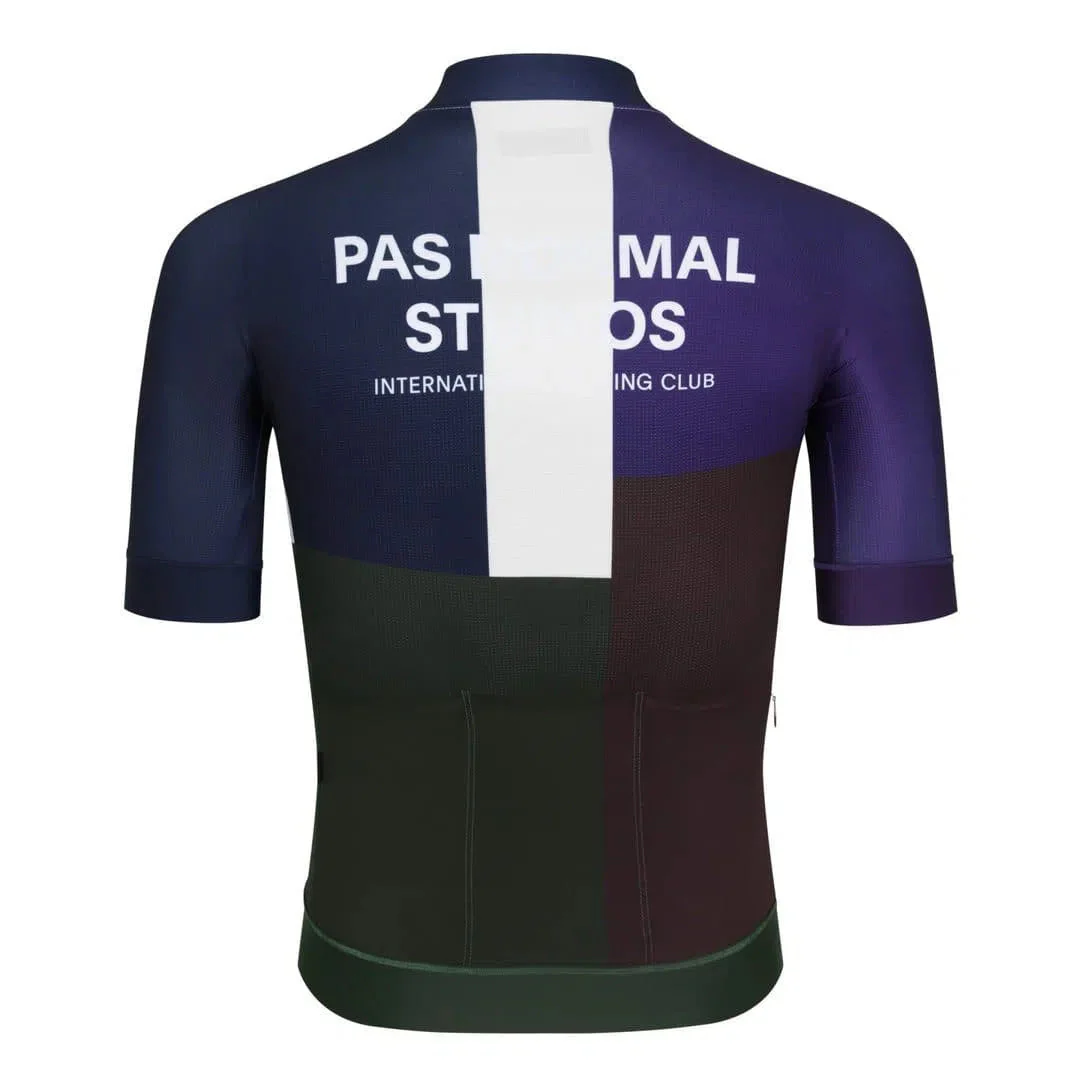 PAS NORMAL STUDIOS  Mechanism Limited Jersey - Block Navy - Image 2