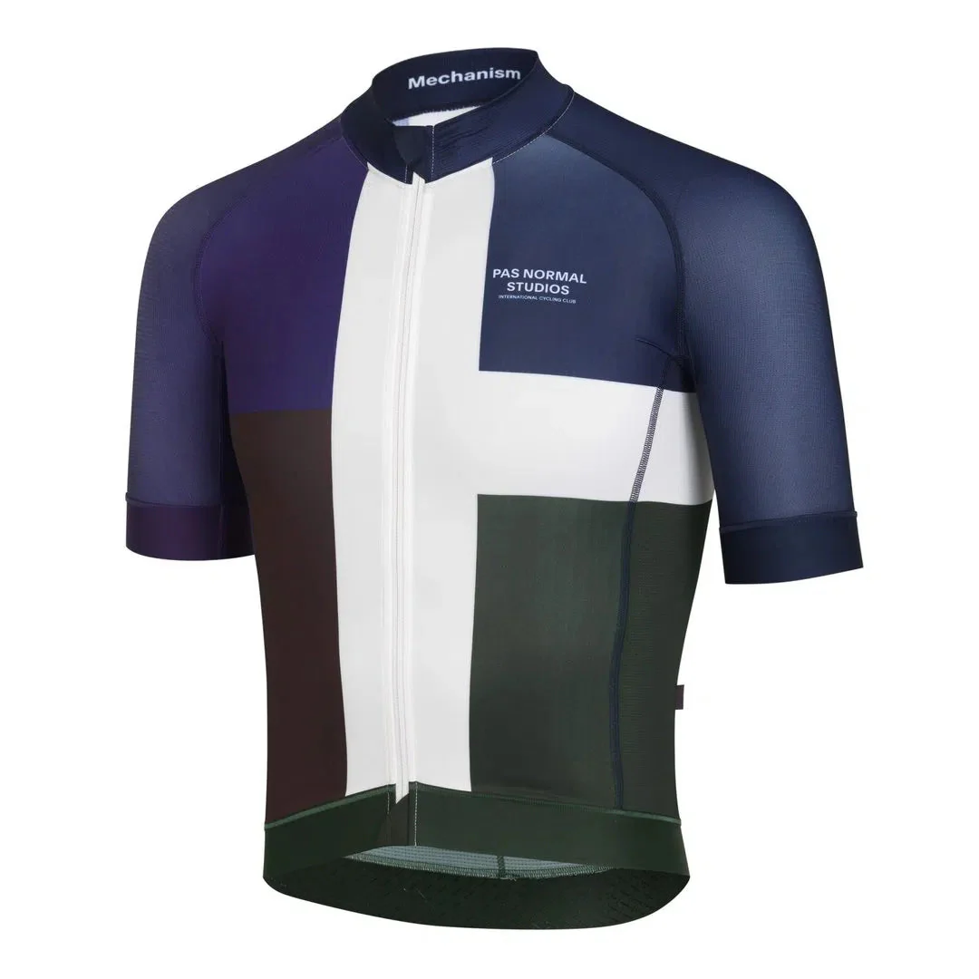 PAS NORMAL STUDIOS  Mechanism Limited Jersey - Block Navy - Image 6
