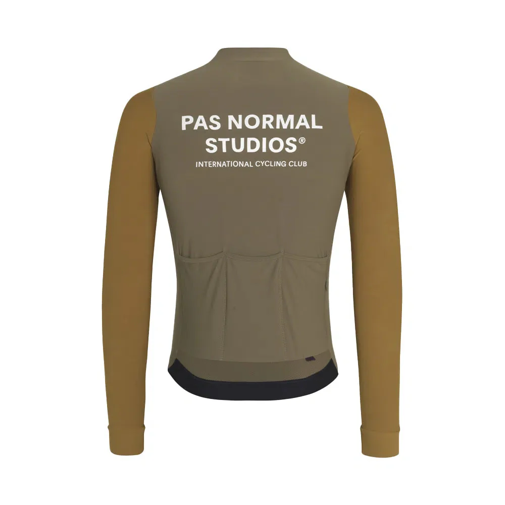 PAS NORMAL STUDIOS Mechanism Long Sleeve Jersey - Brown Olive - Image 2