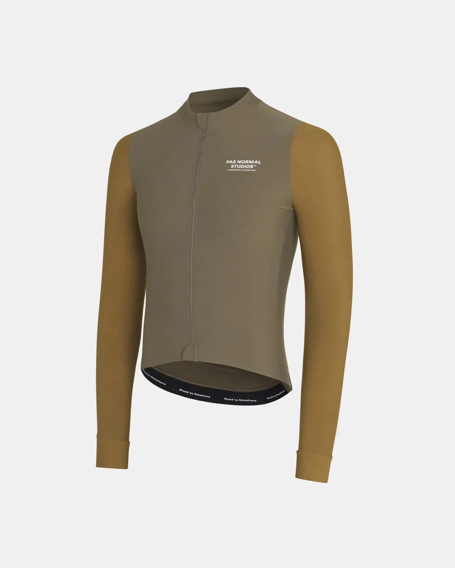 PAS NORMAL STUDIOS Mechanism Long Sleeve Jersey - Brown Olive - Image 3