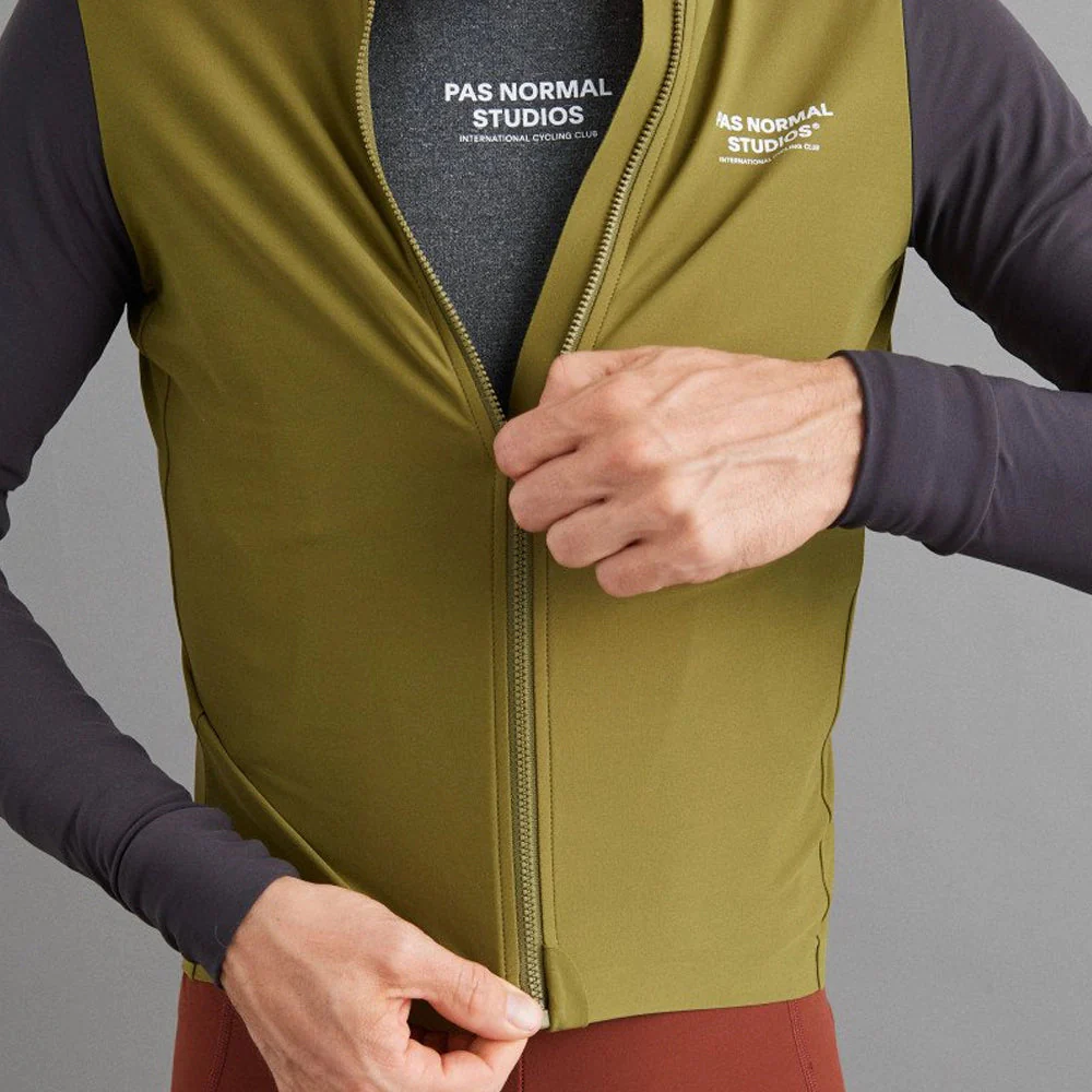 PAS NORMAL STUDIOS Mechanism Long Sleeve Jersey - Deep Grey/Green - Image 4