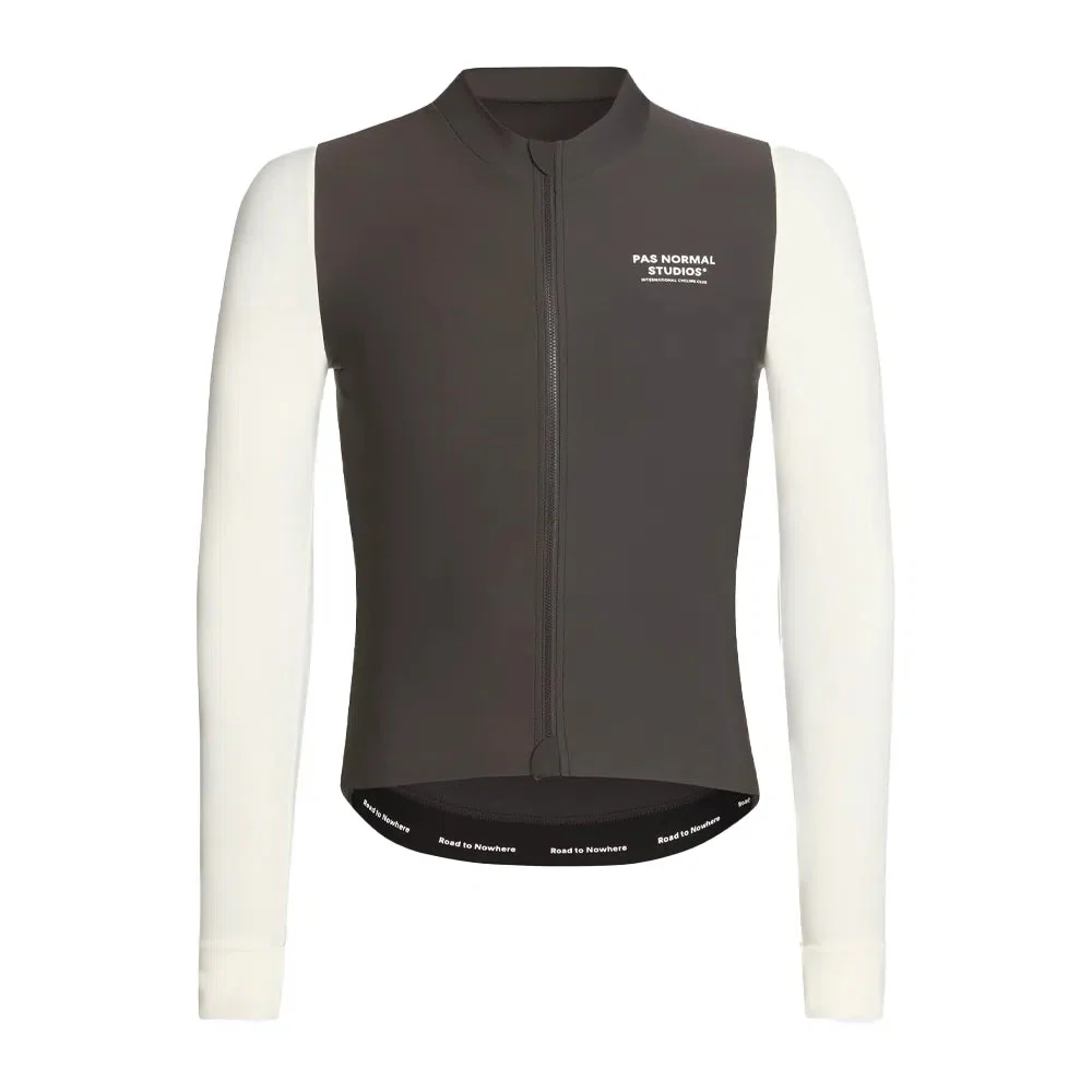 PAS NORMAL STUDIOS Mechanism Long Sleeve Jersey - Off White Black
