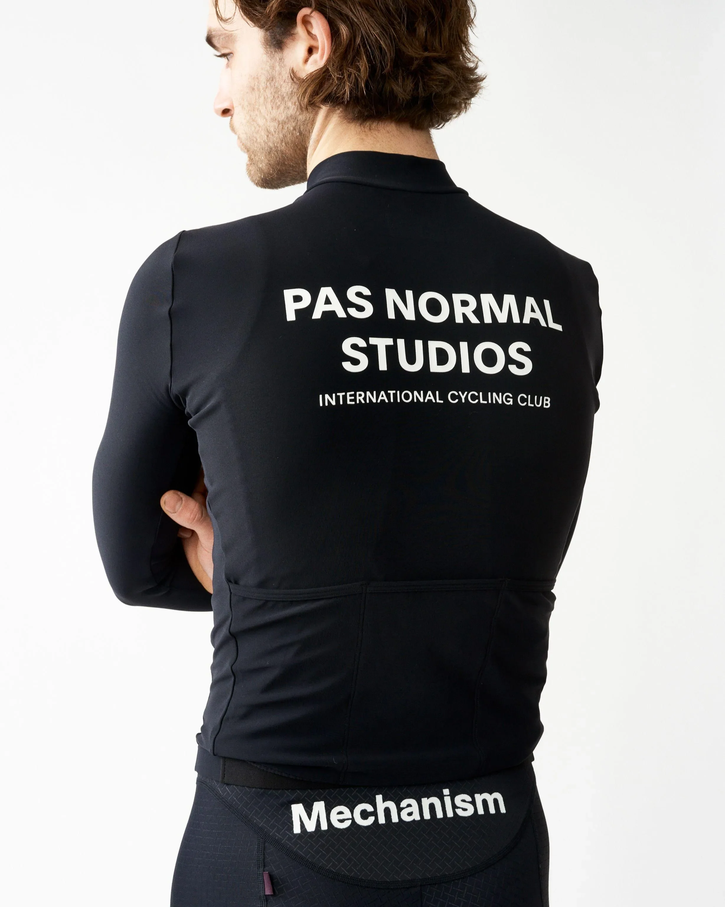 PAS NORMAL STUDIOS Mechanism Long Sleeve Jersey - Black - Image 3