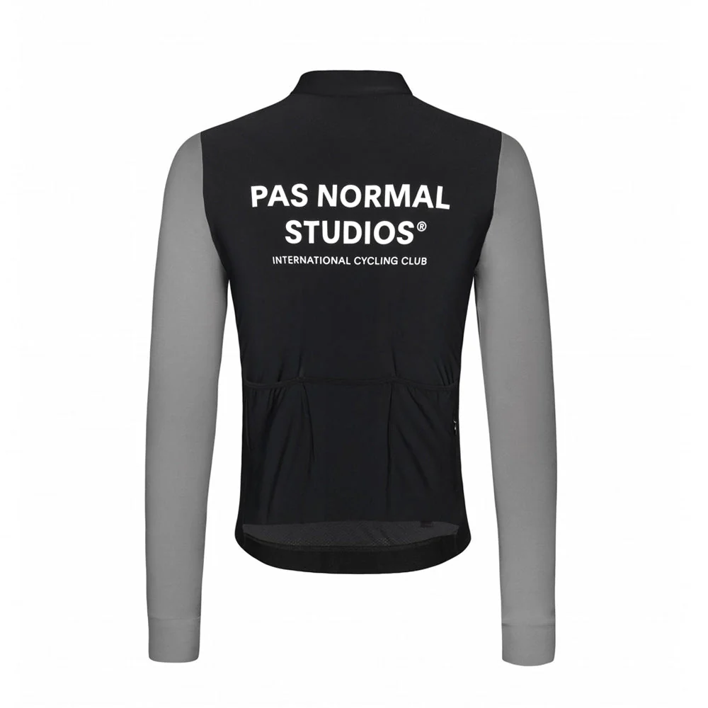 PAS NORMAL STUDIOS Mechanism Long Sleeve Jersey - Black/Medium Grey - Image 2