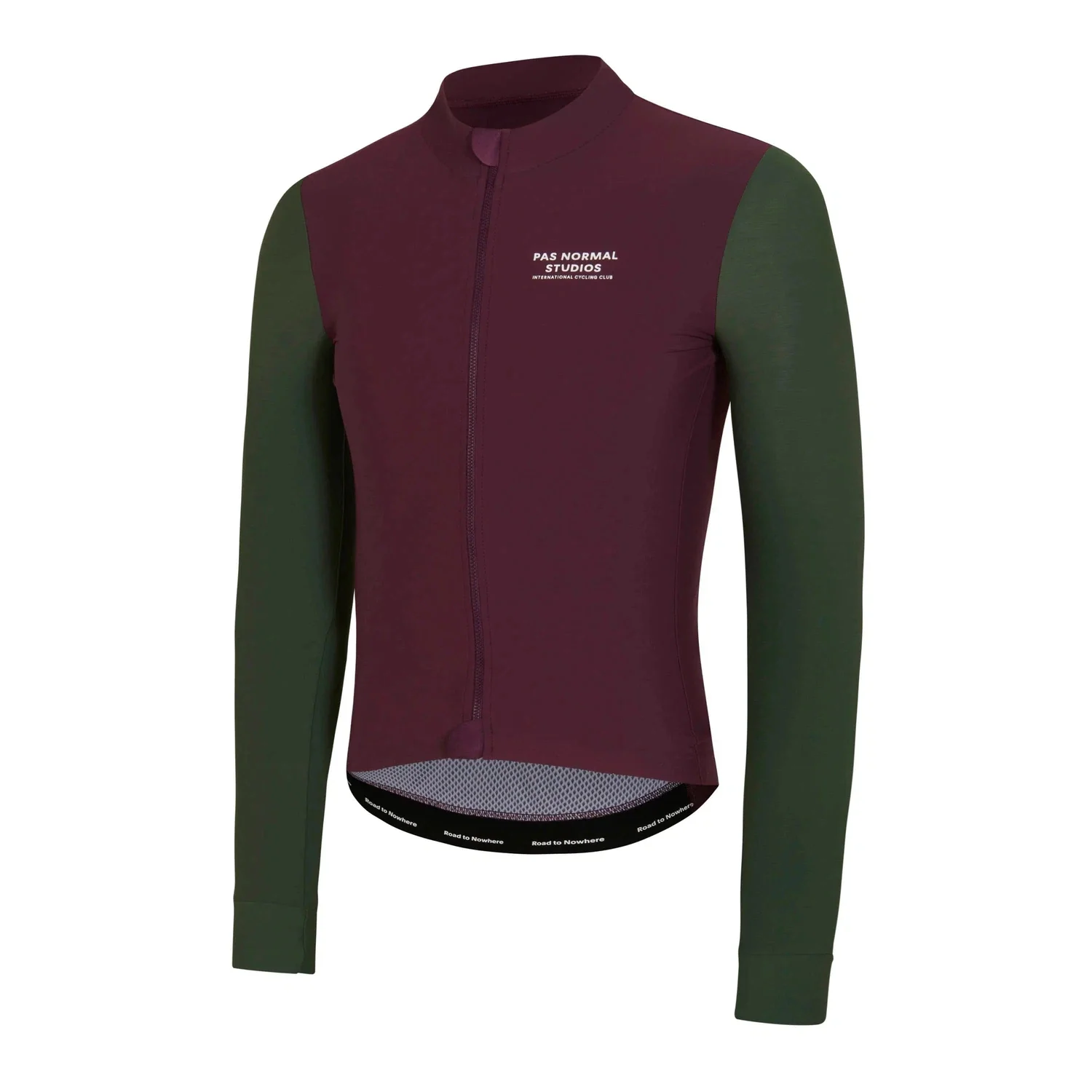 PAS NORMAL STUDIOS Mechanism Long Sleeve Jersey - Burgundy - Image 3