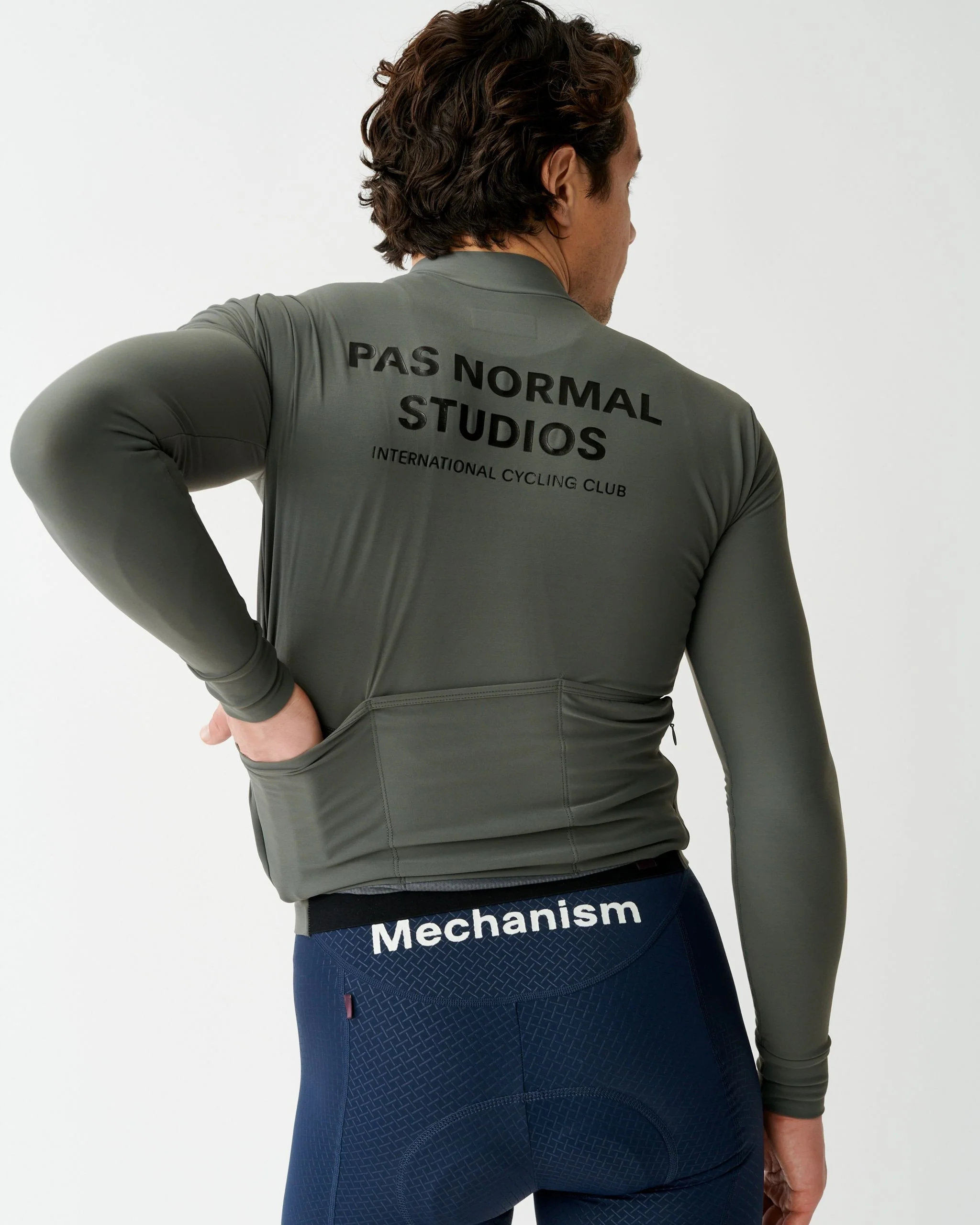 PAS NORMAL STUDIOS Mechanism Long Sleeve Jersey - Dark Grey - Image 4