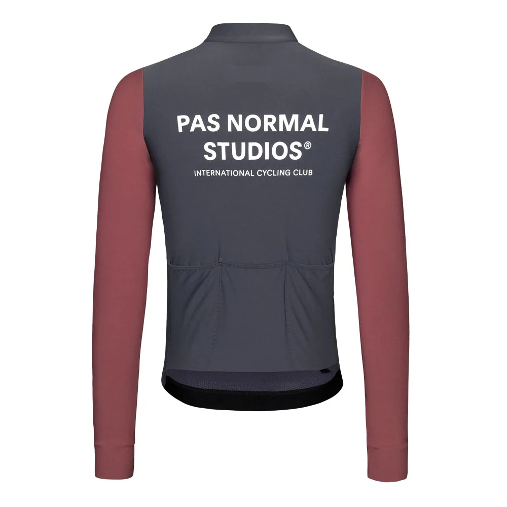 PAS NORMAL STUDIOS Mechanism Long Sleeve Jersey - Dark Navy/ Dusty Mauve - Image 2